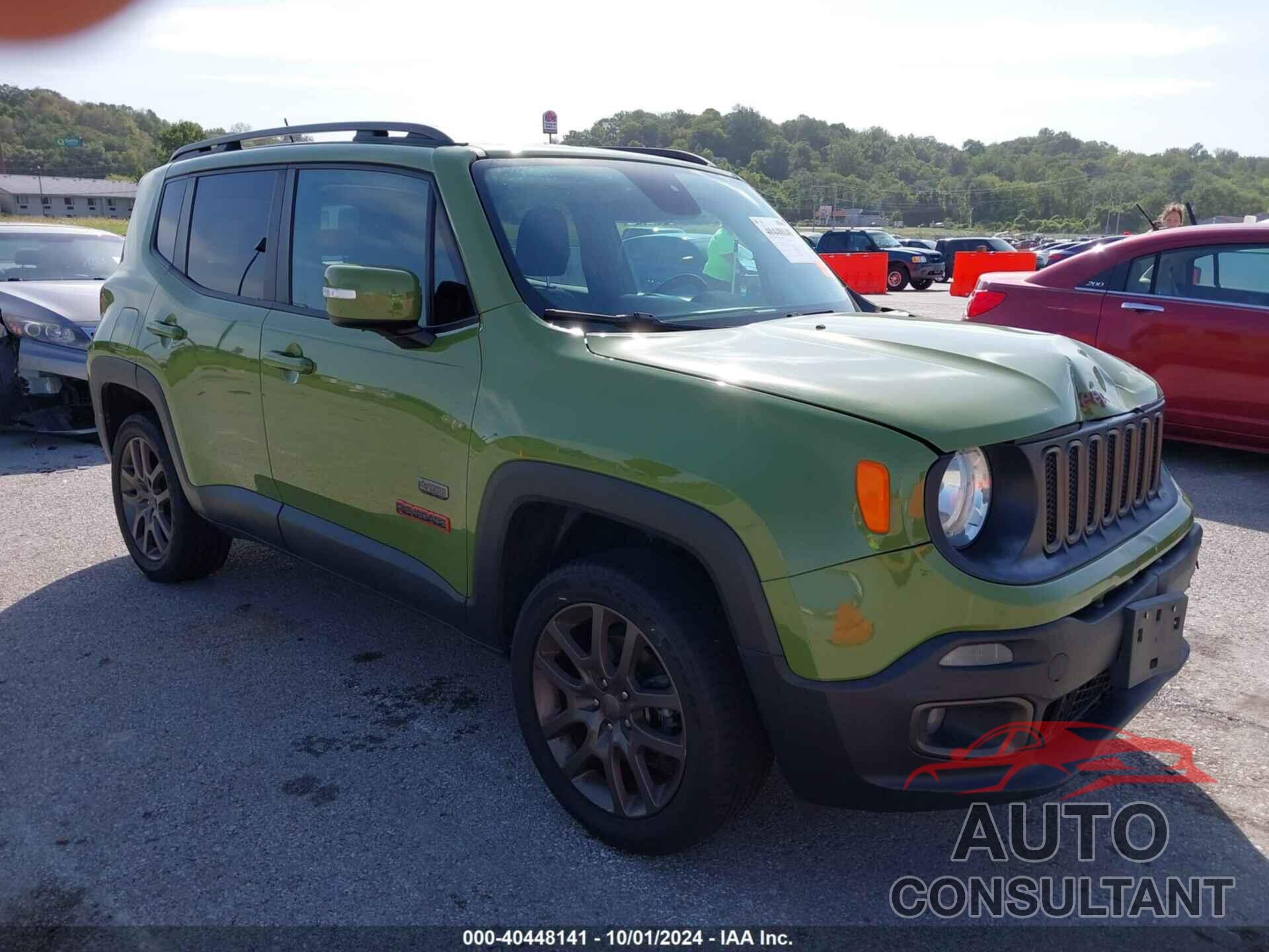 JEEP RENEGADE 2016 - ZACCJBBW2GPE15896