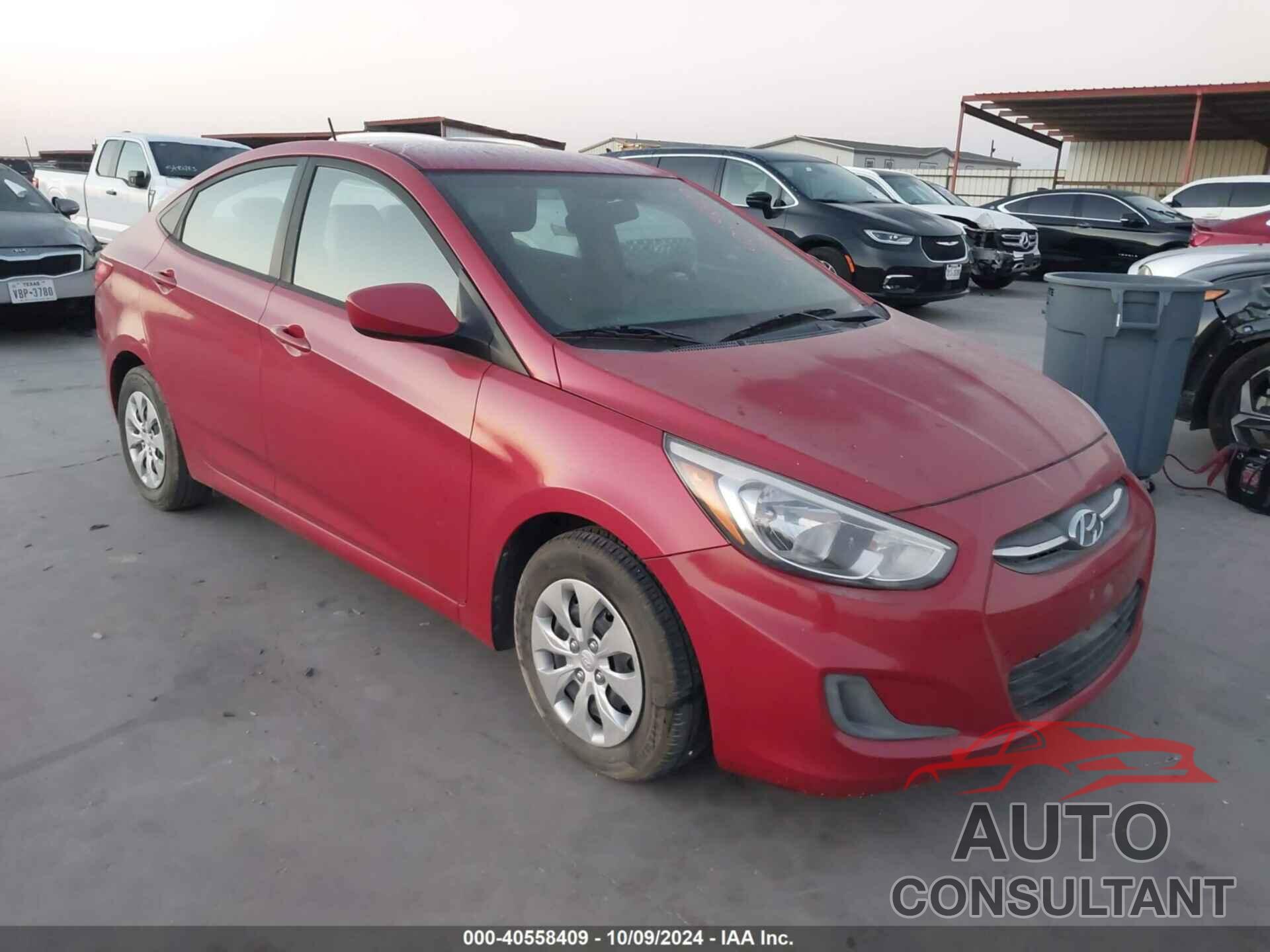 HYUNDAI ACCENT 2017 - KMHCT4AE9HU308421