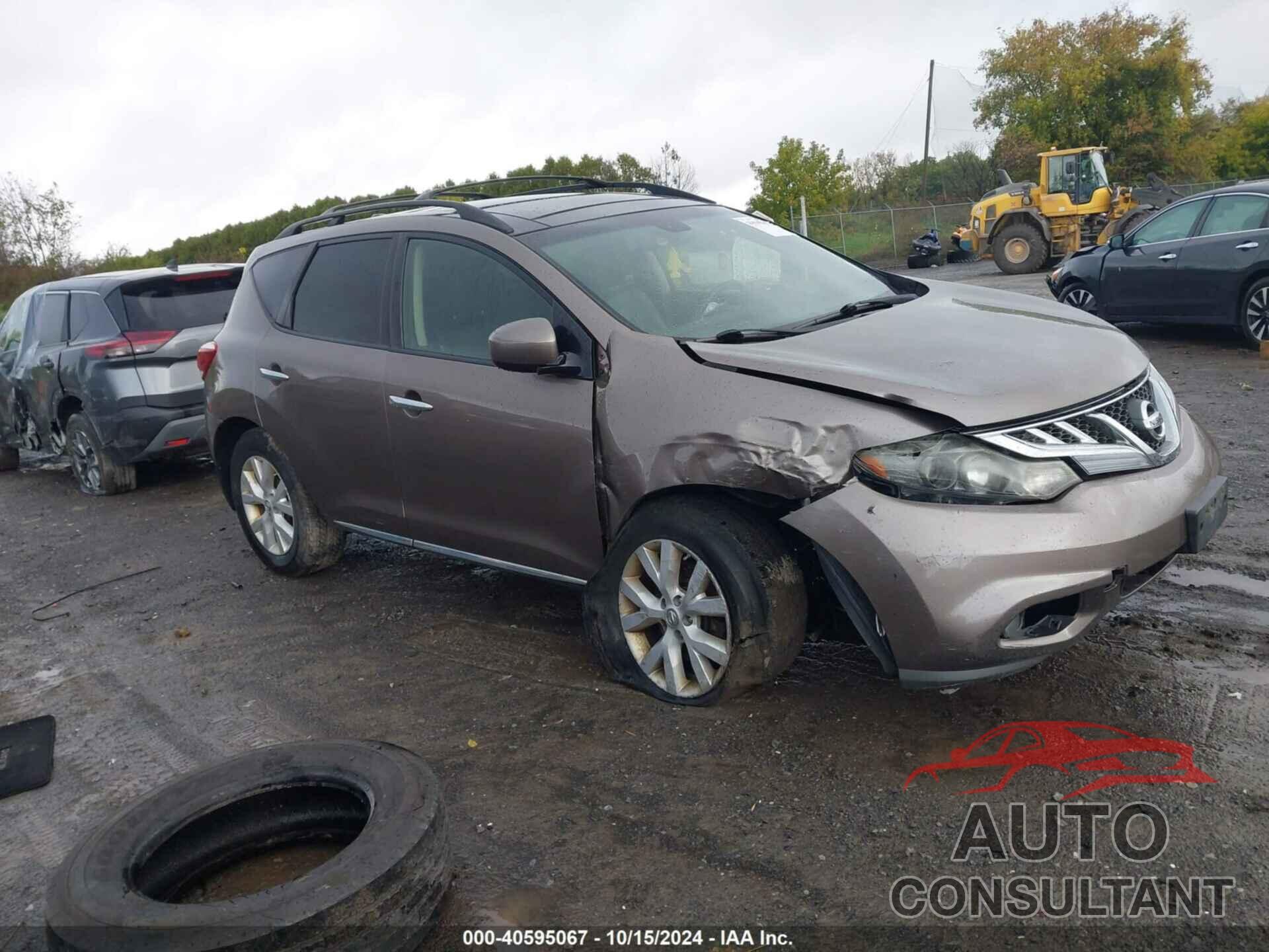 NISSAN MURANO 2011 - JN8AZ1MW3BW184921