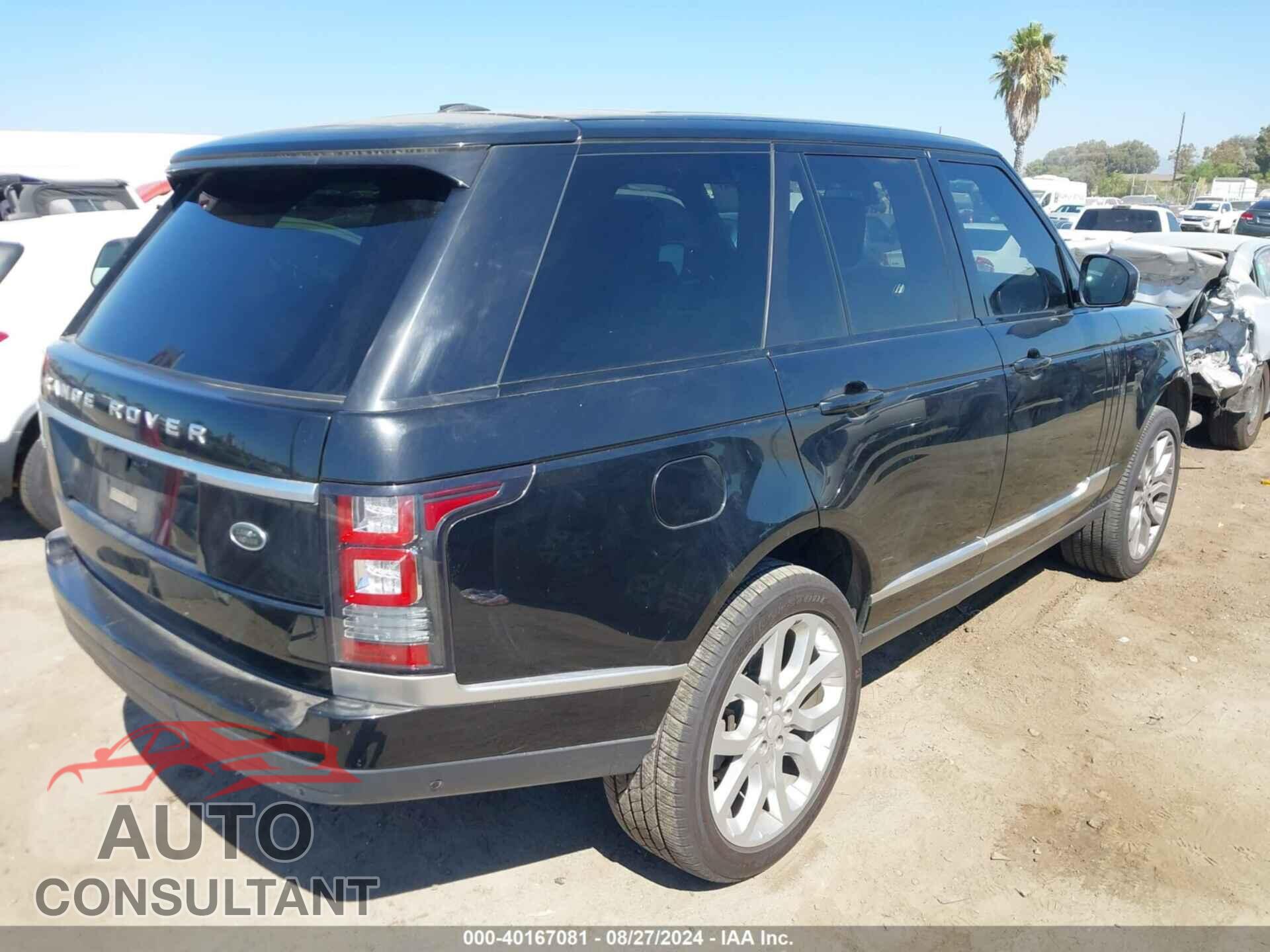 LAND ROVER RANGE ROVER 2014 - SALGS2WF5EA182952