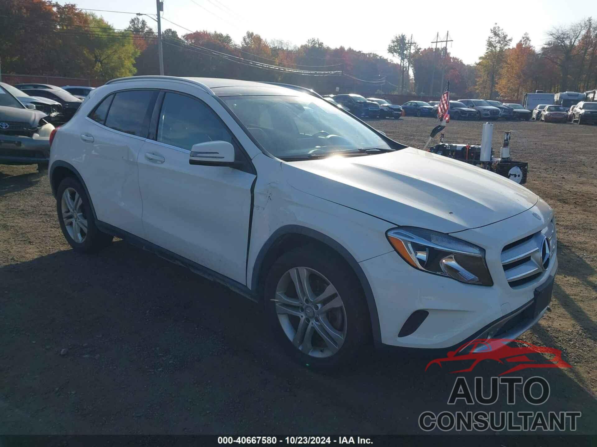 MERCEDES-BENZ GLA 250 2017 - WDCTG4GB5HJ307476