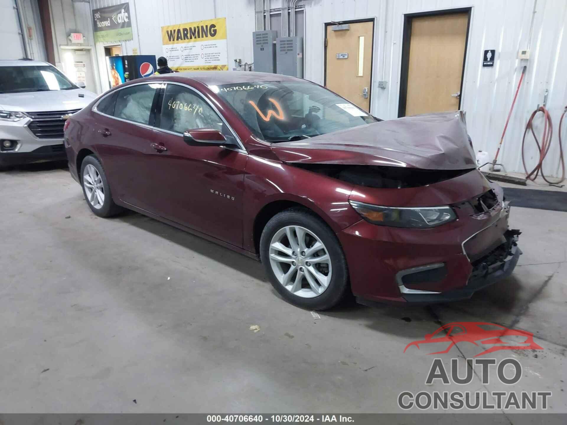 CHEVROLET MALIBU 2016 - 1G1ZE5ST7GF210379