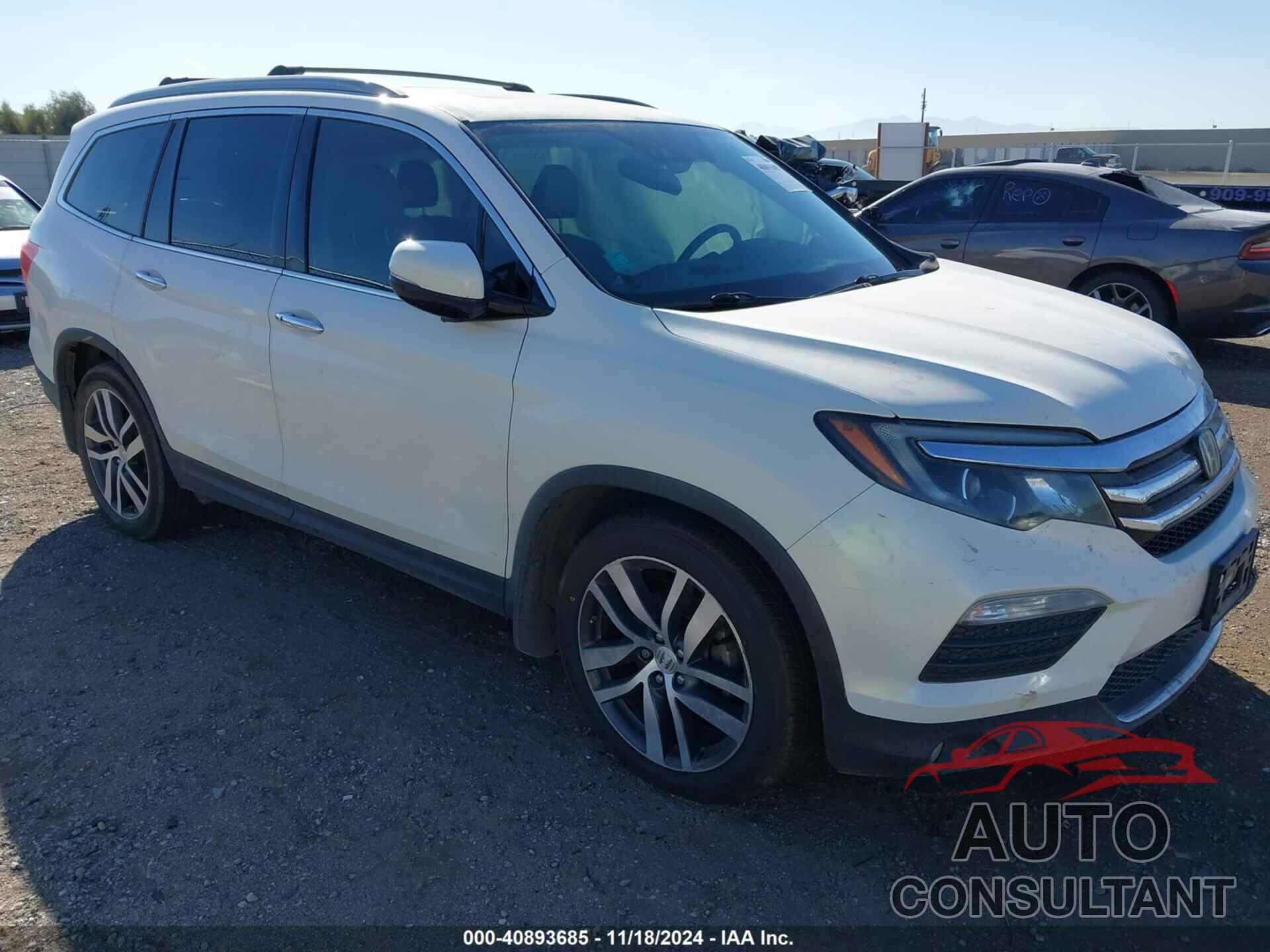 HONDA PILOT 2017 - 5FNYF6H02HB042160