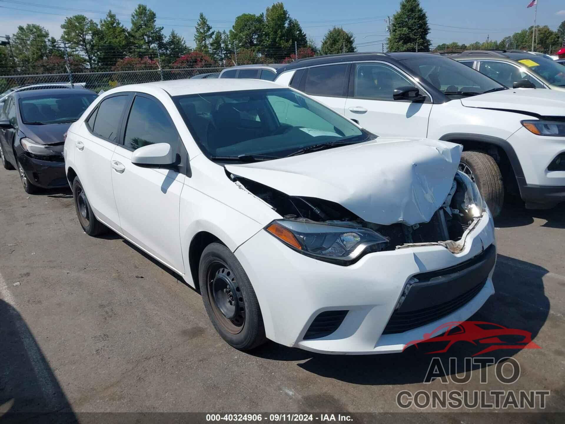 TOYOTA COROLLA 2016 - 5YFBURHE0GP500631