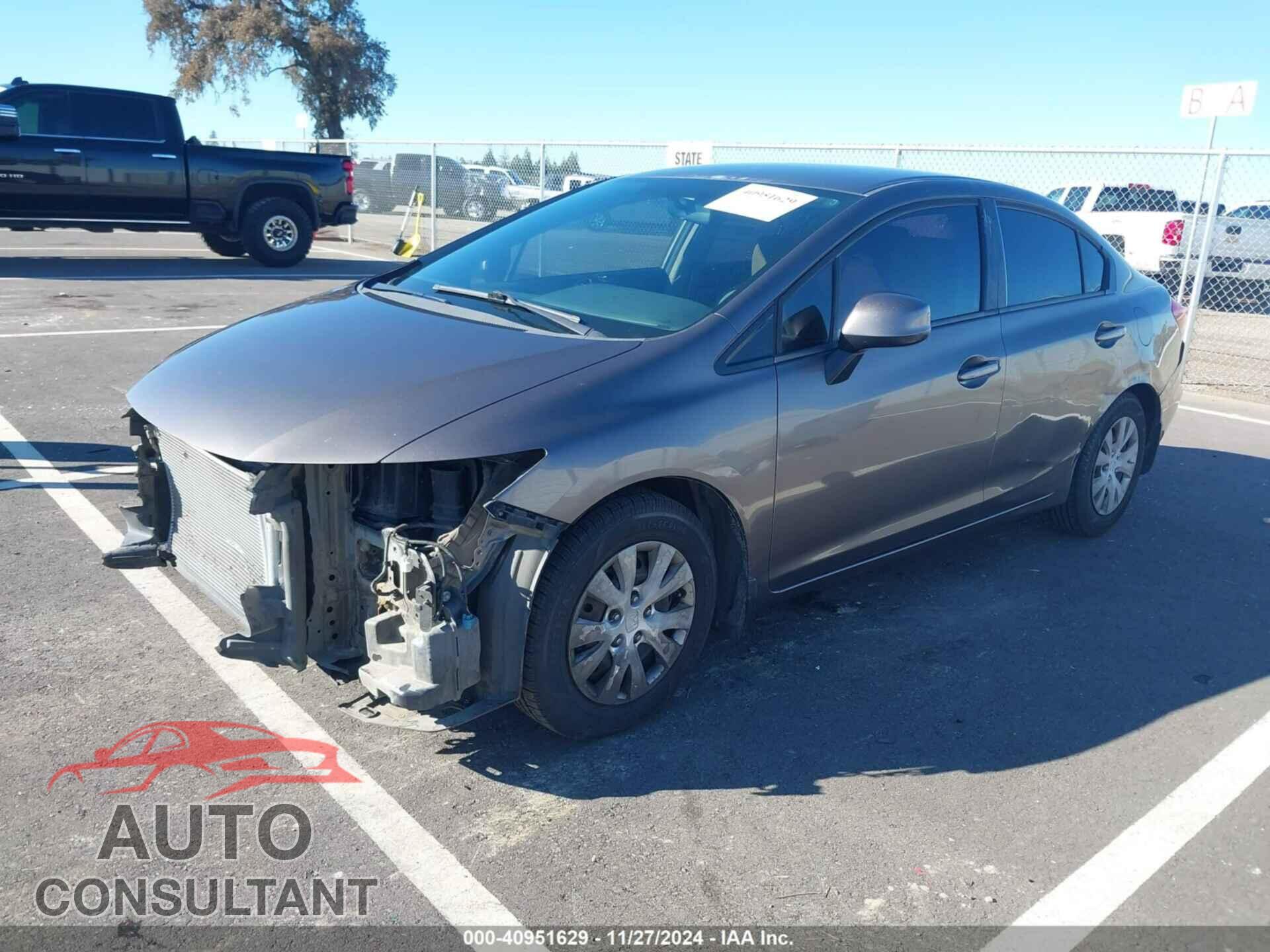 HONDA CIVIC 2012 - 19XFB2F53CE355498