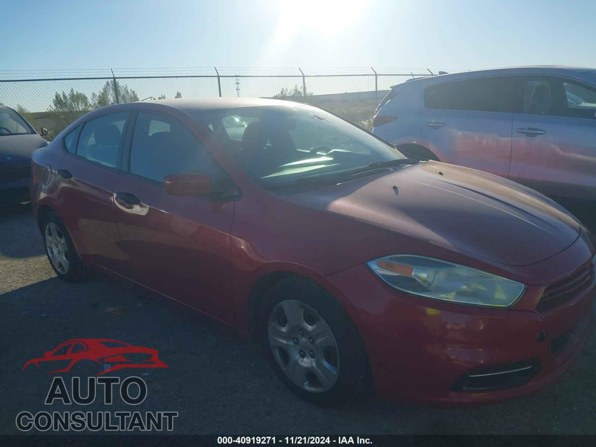 DODGE DART 2013 - 1C3CDFAA6DD191776