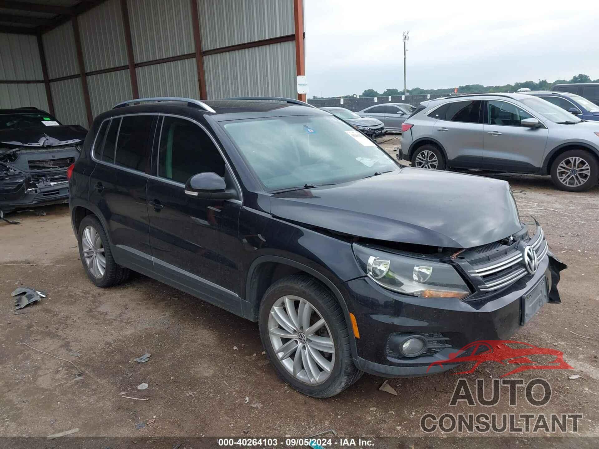 VOLKSWAGEN TIGUAN 2012 - WVGAV7AX5CW611195