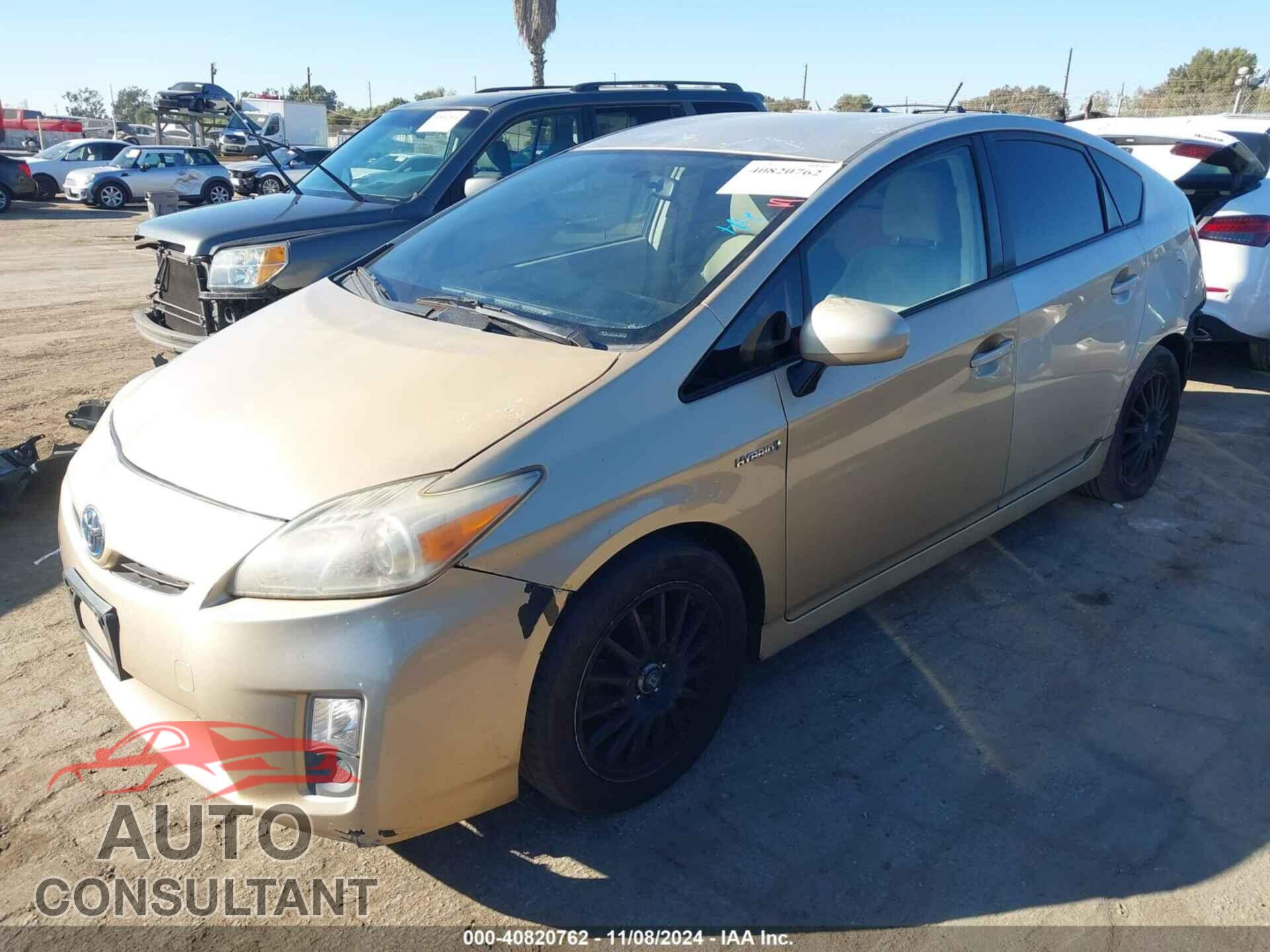 TOYOTA PRIUS 2010 - JTDKN3DU6A0129497