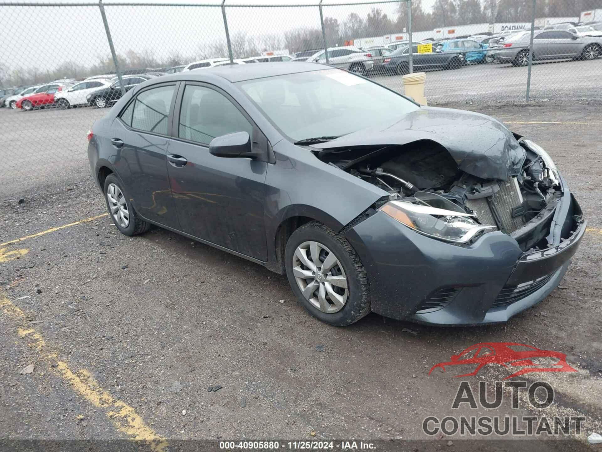 TOYOTA COROLLA 2015 - 2T1BURHEXFC394168