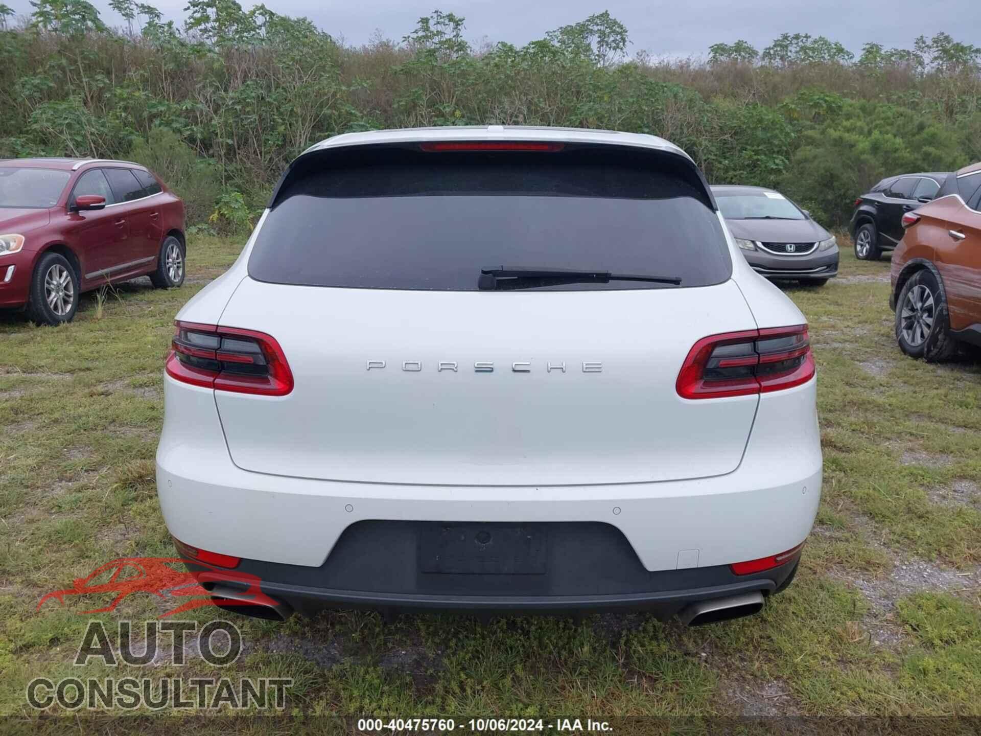 PORSCHE MACAN 2017 - WP1AA2A57HLB04808