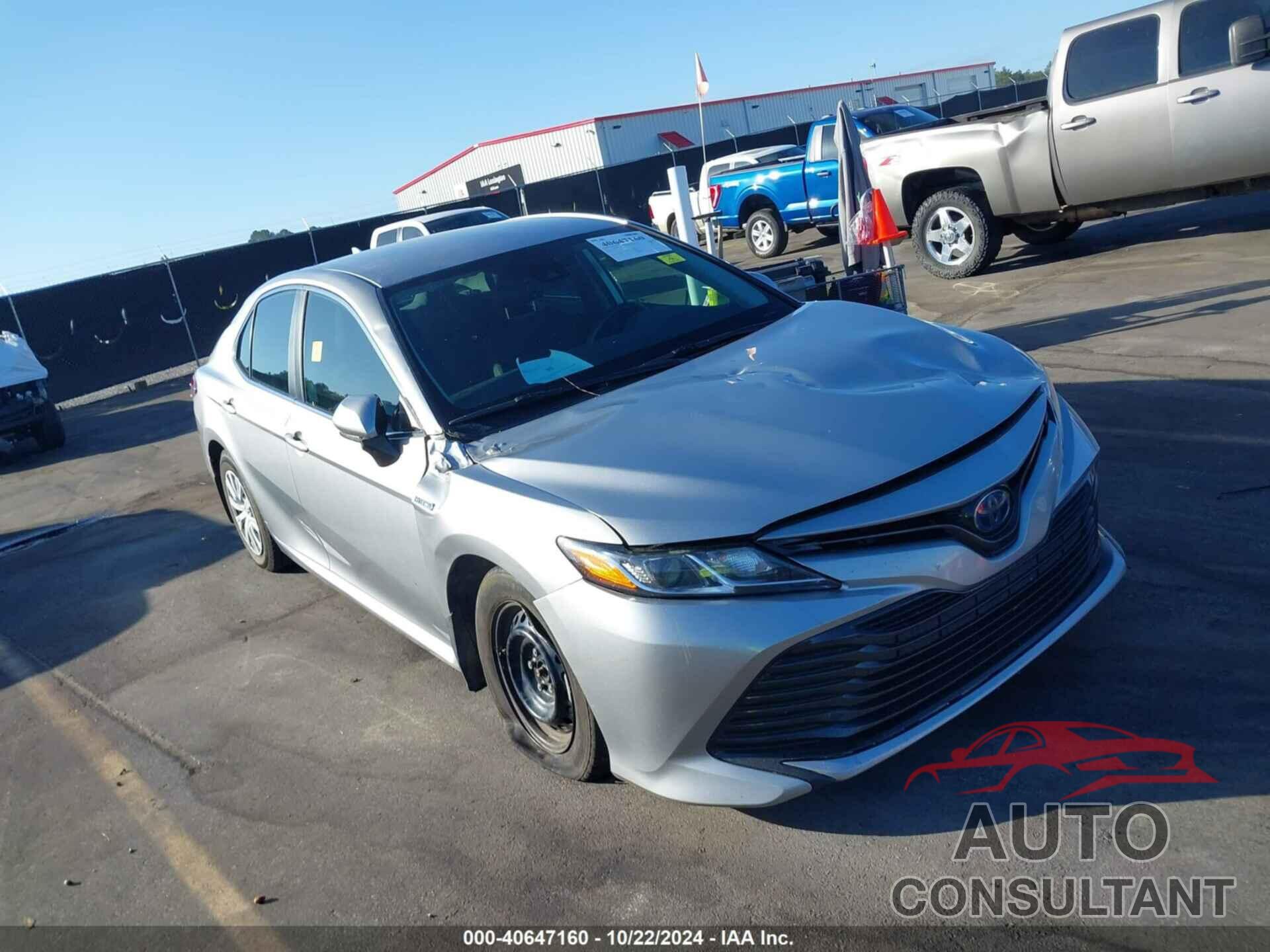 TOYOTA CAMRY HYBRID 2019 - 4T1B31HK7KU005540