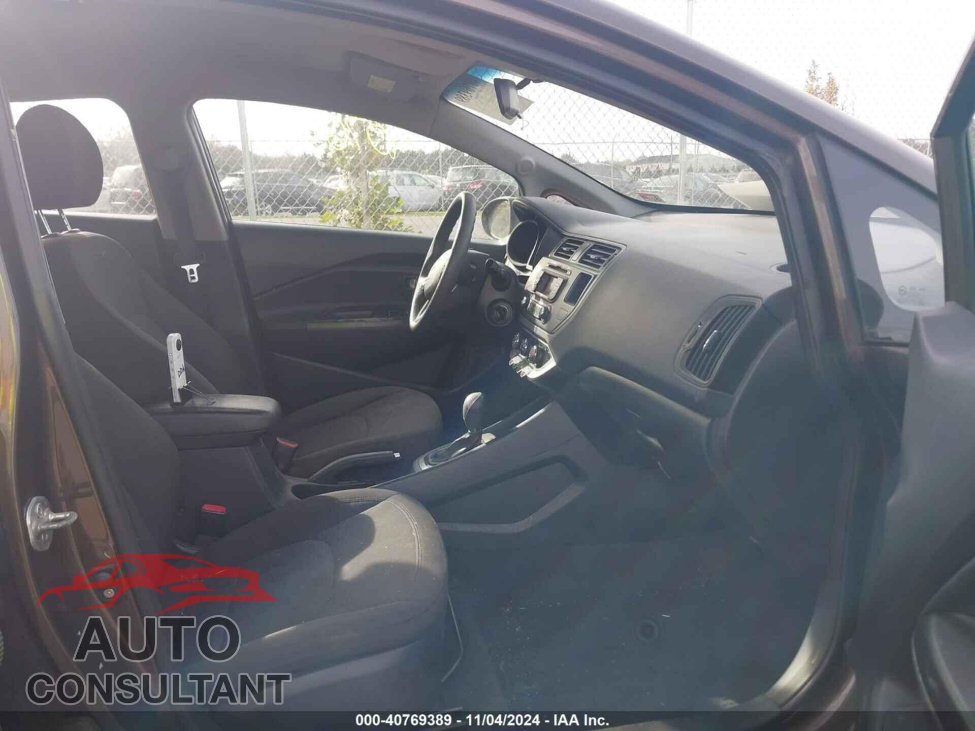 KIA RIO 2012 - KNADN4A35C6058154