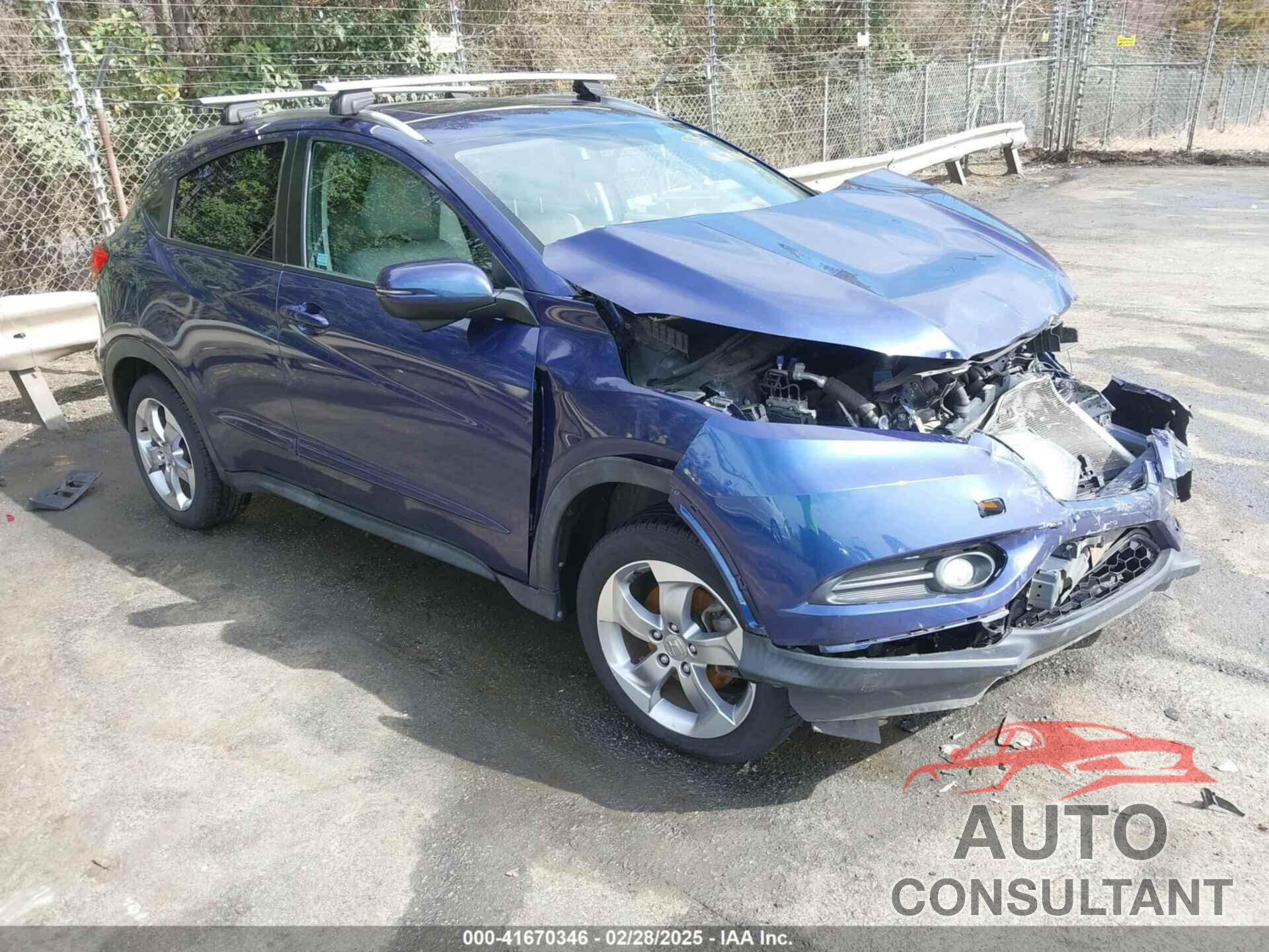 HONDA HR-V 2017 - 3CZRU6H75HM705282