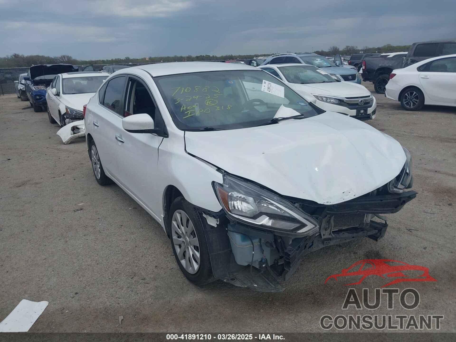 NISSAN SENTRA 2017 - 3N1AB7AP4HY398336