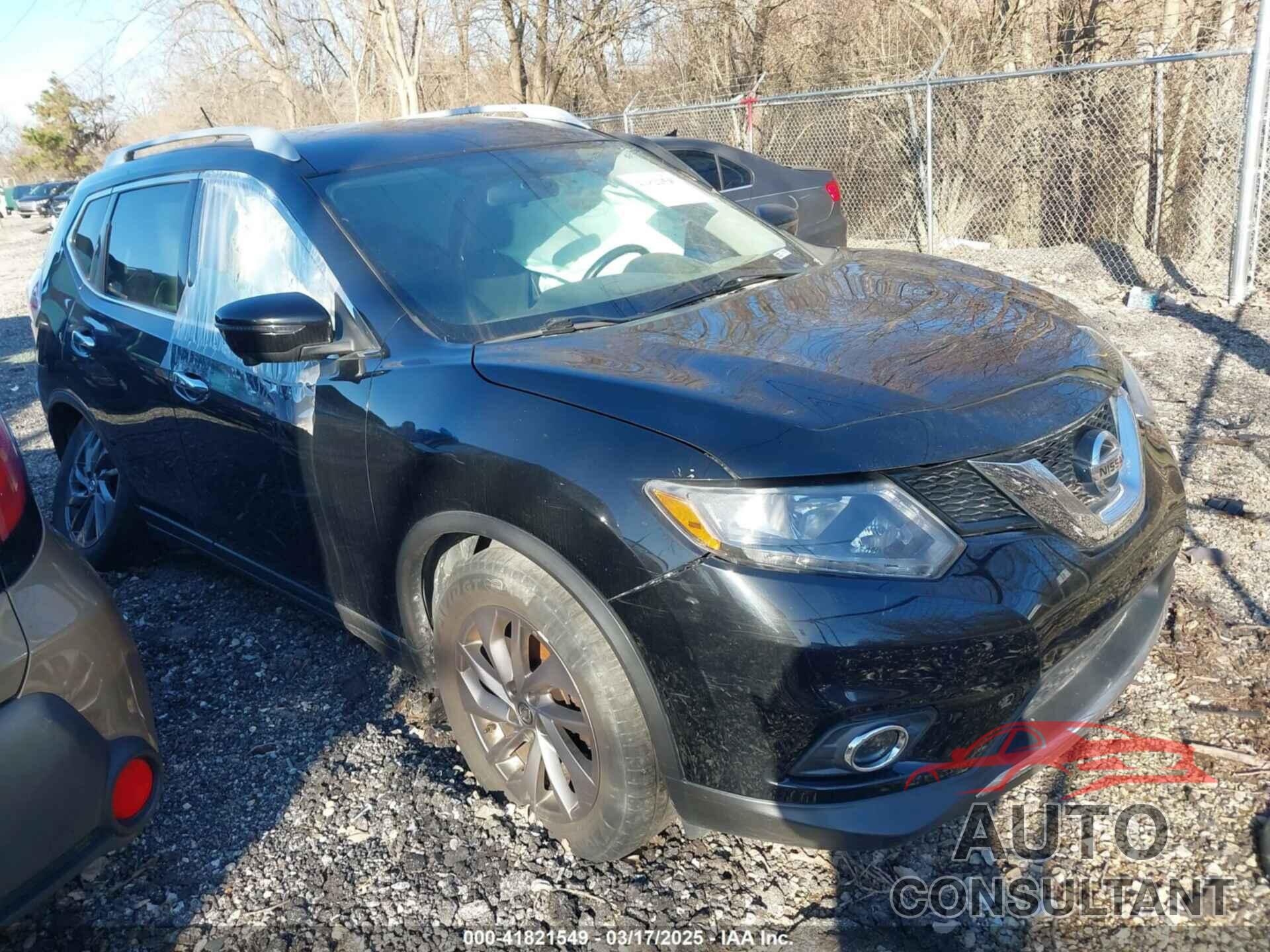 NISSAN ROGUE 2016 - 5N1AT2MV9GC796524