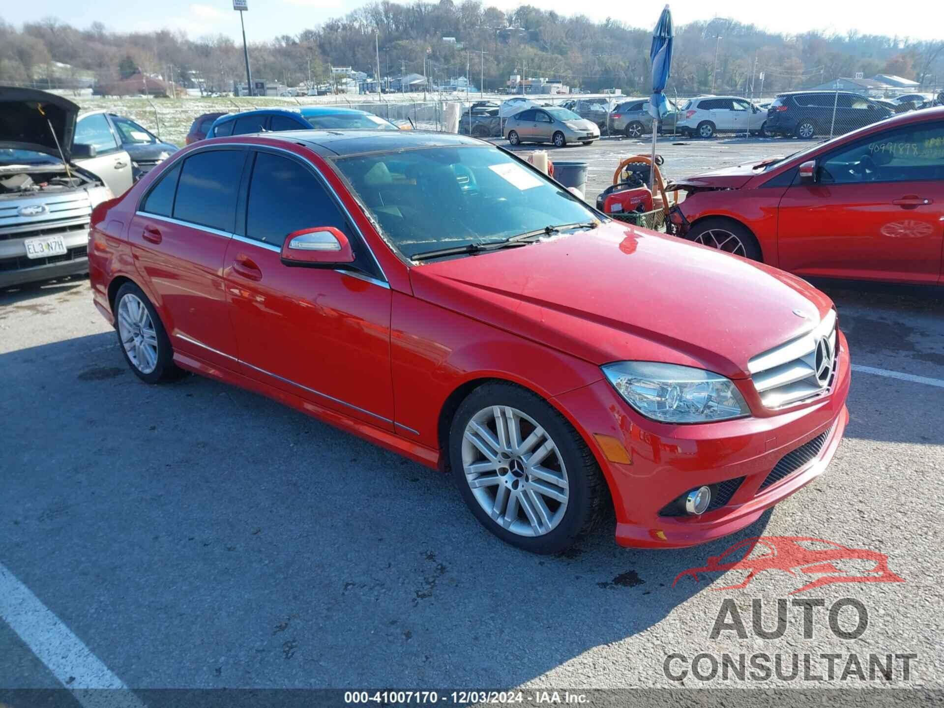 MERCEDES-BENZ C 300 2009 - WDDGF81X49R072194