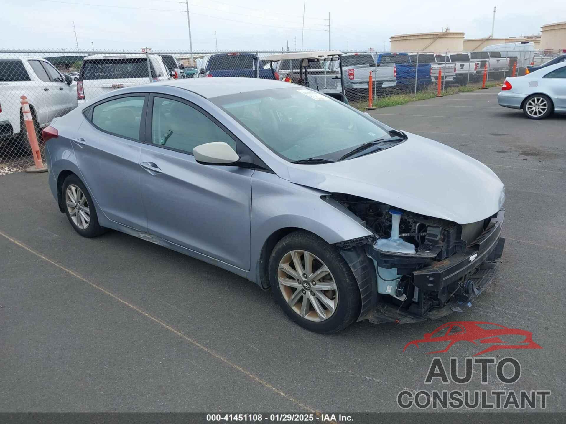 HYUNDAI ELANTRA 2016 - 5NPDH4AE8GH692775