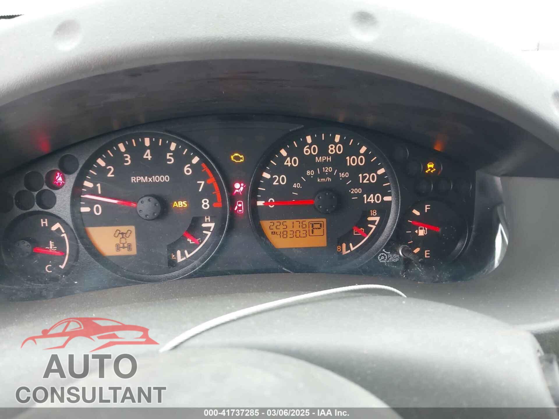 NISSAN FRONTIER 2012 - 1N6AD0EV7CC472595