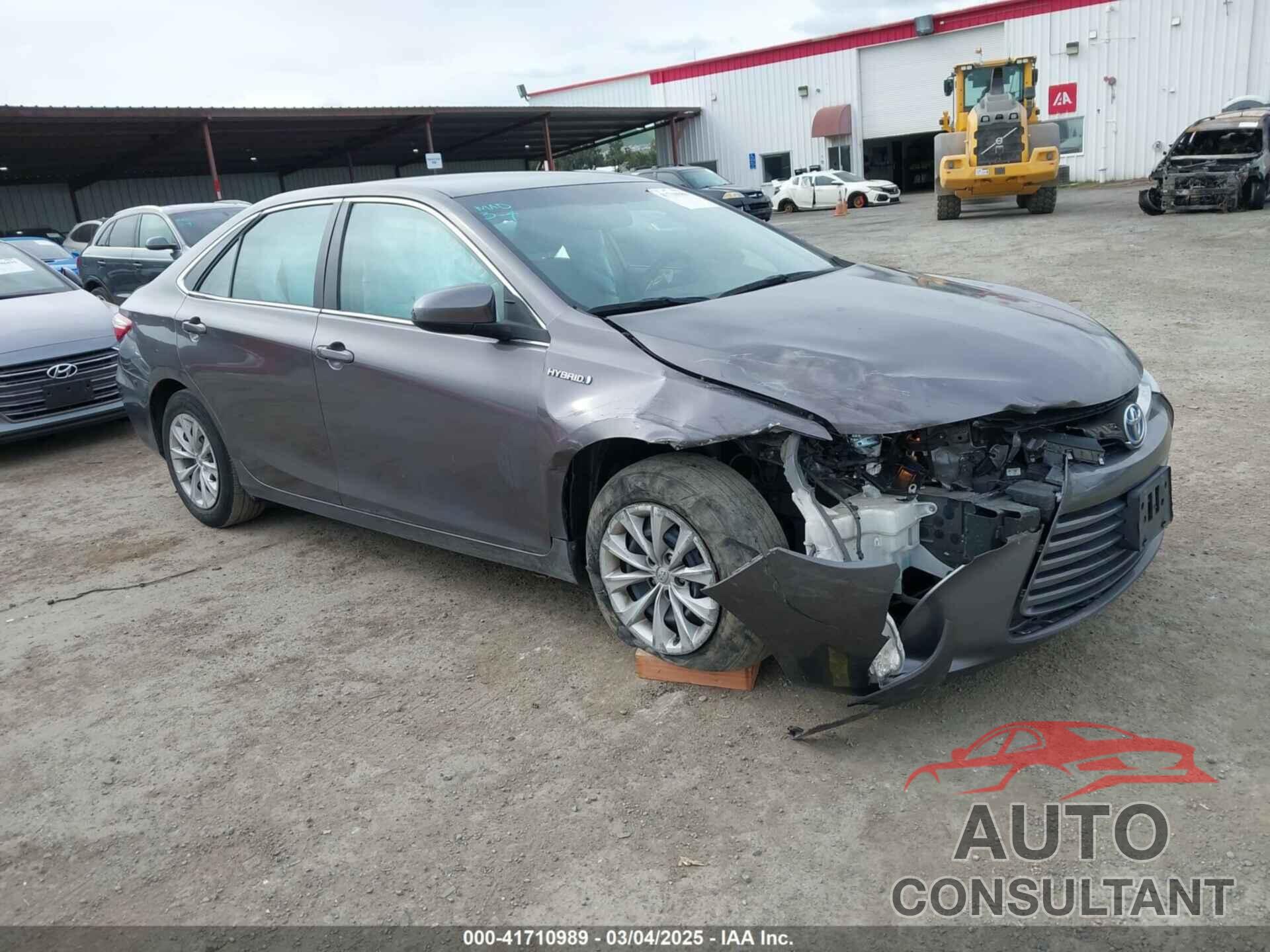 TOYOTA CAMRY HYBRID 2017 - 4T1BD1FK9HU216117