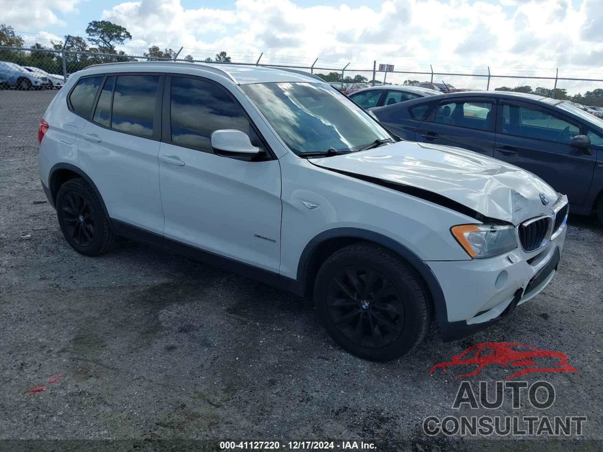 BMW X3 2014 - 5UXWX9C54E0D20027