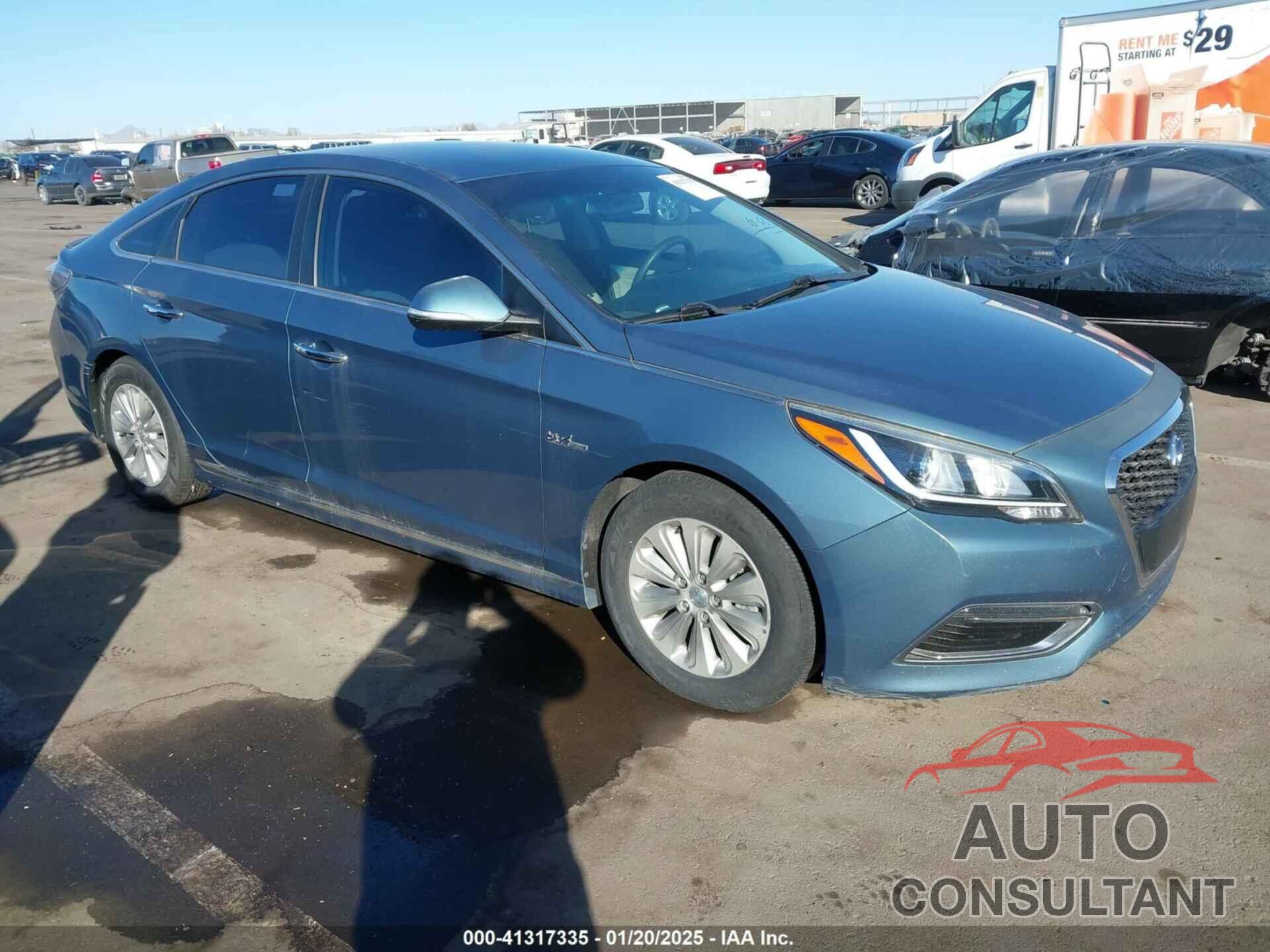 HYUNDAI SONATA HYBRID 2016 - KMHE24L17GA009029