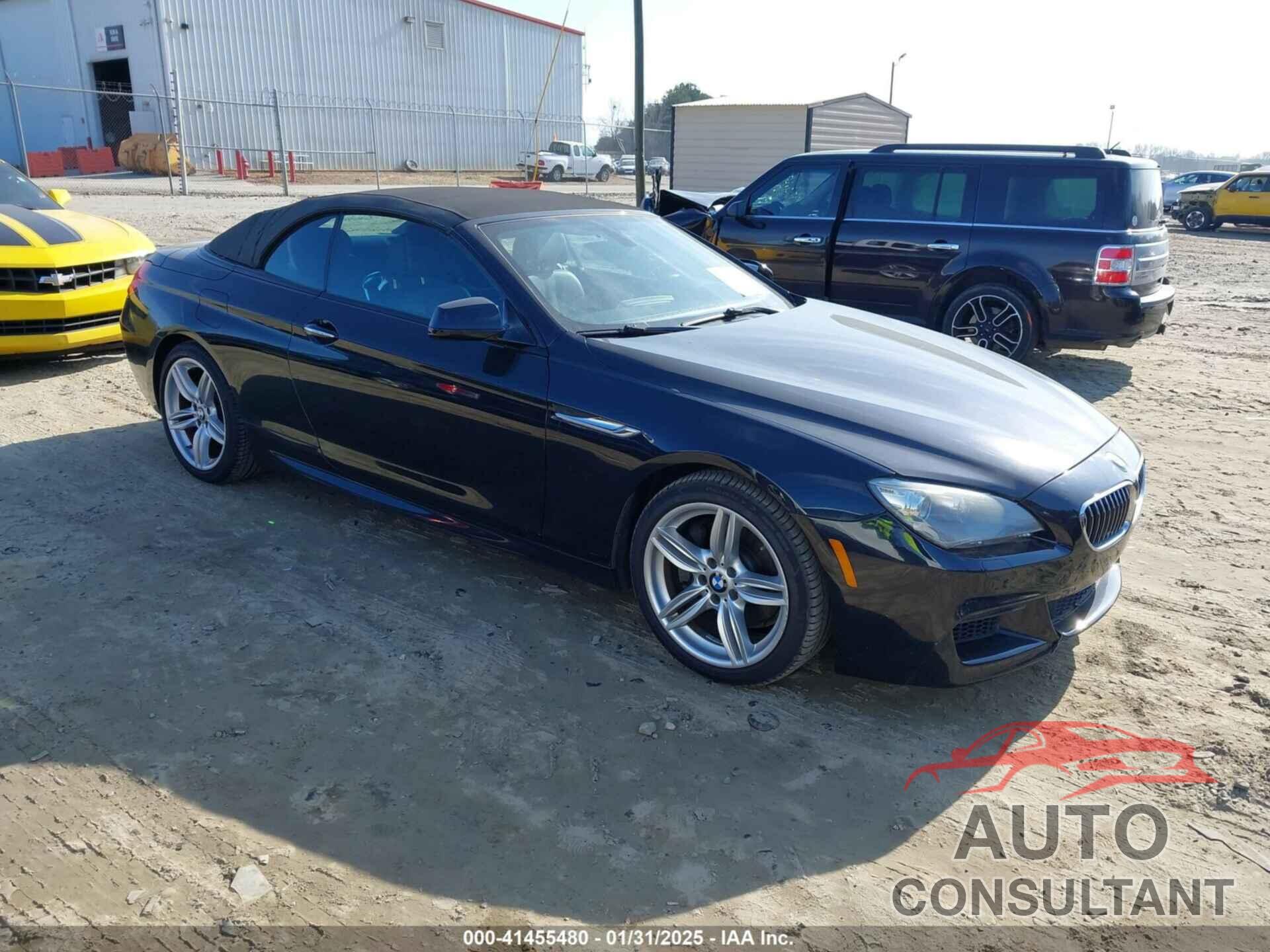 BMW 640I 2013 - WBALW7C50DDX58346