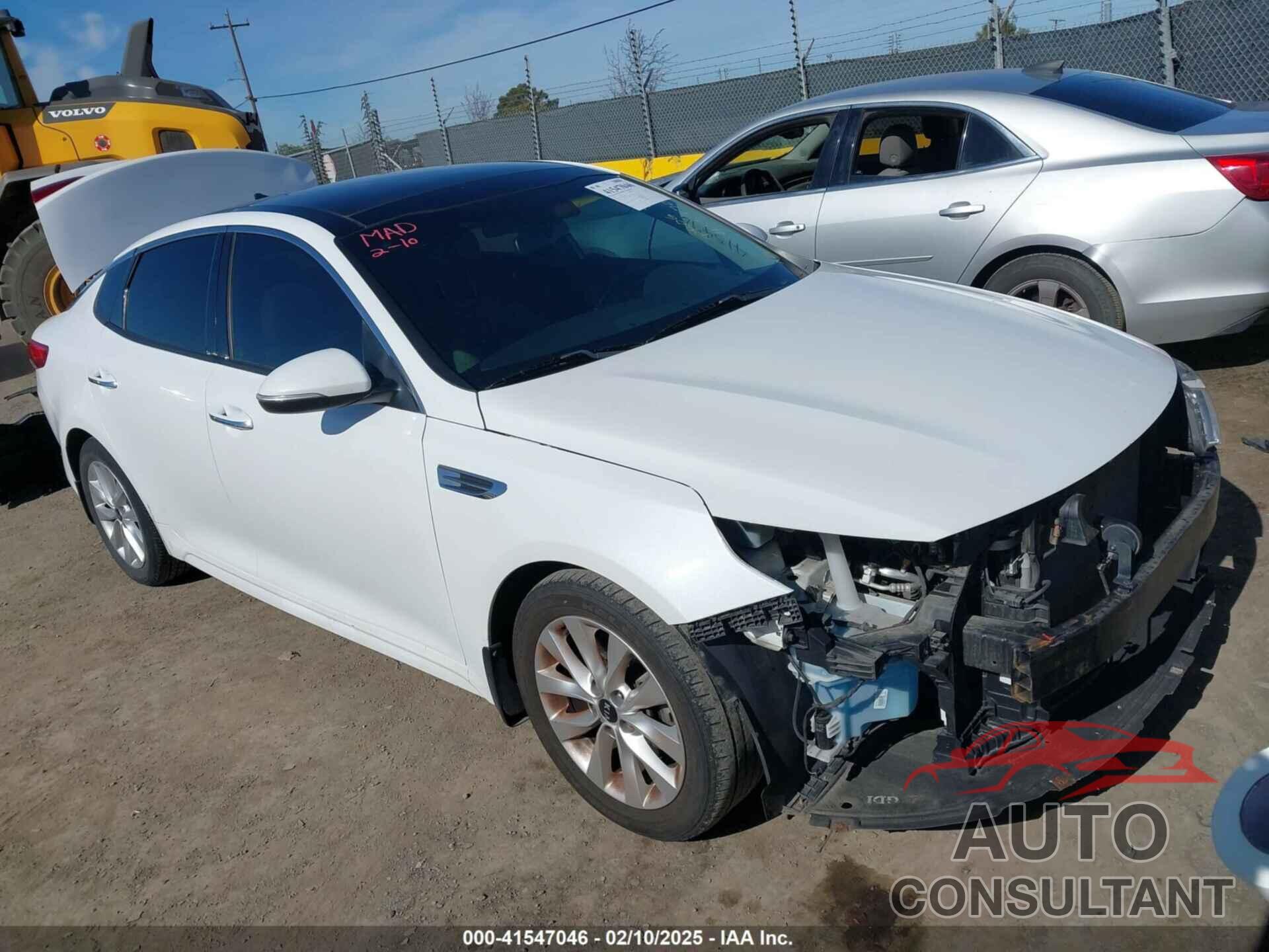 KIA OPTIMA 2016 - 5XXGU4L33GG057978