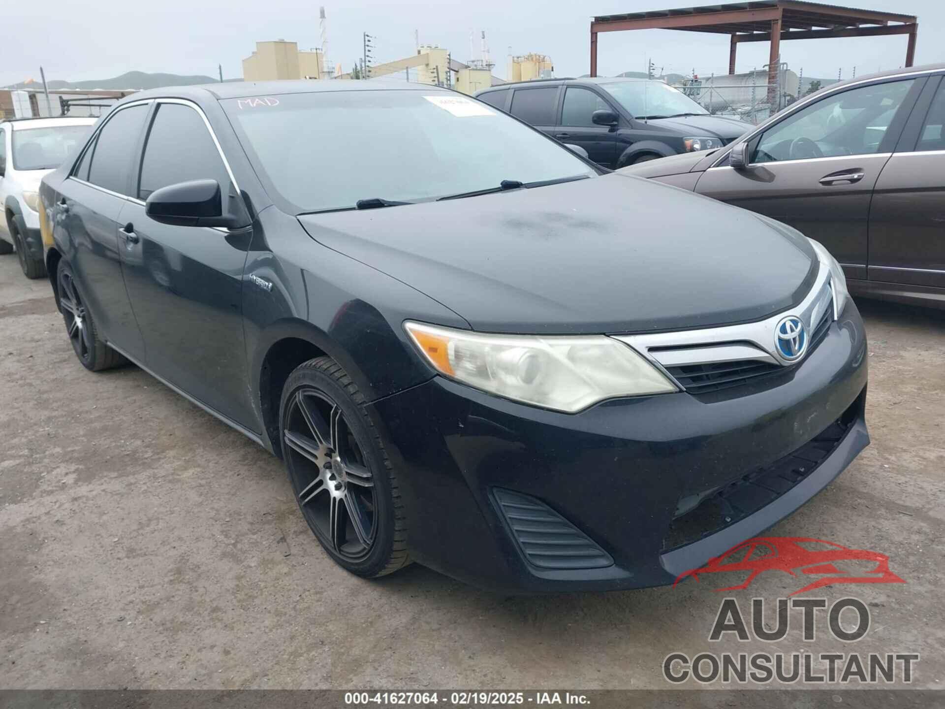 TOYOTA CAMRY HYBRID 2012 - 4T1BD1FK5CU021639