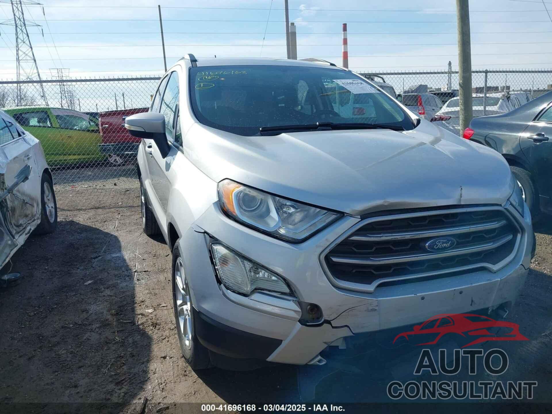 FORD ECOSPORT 2018 - MAJ3P1TE0JC205751