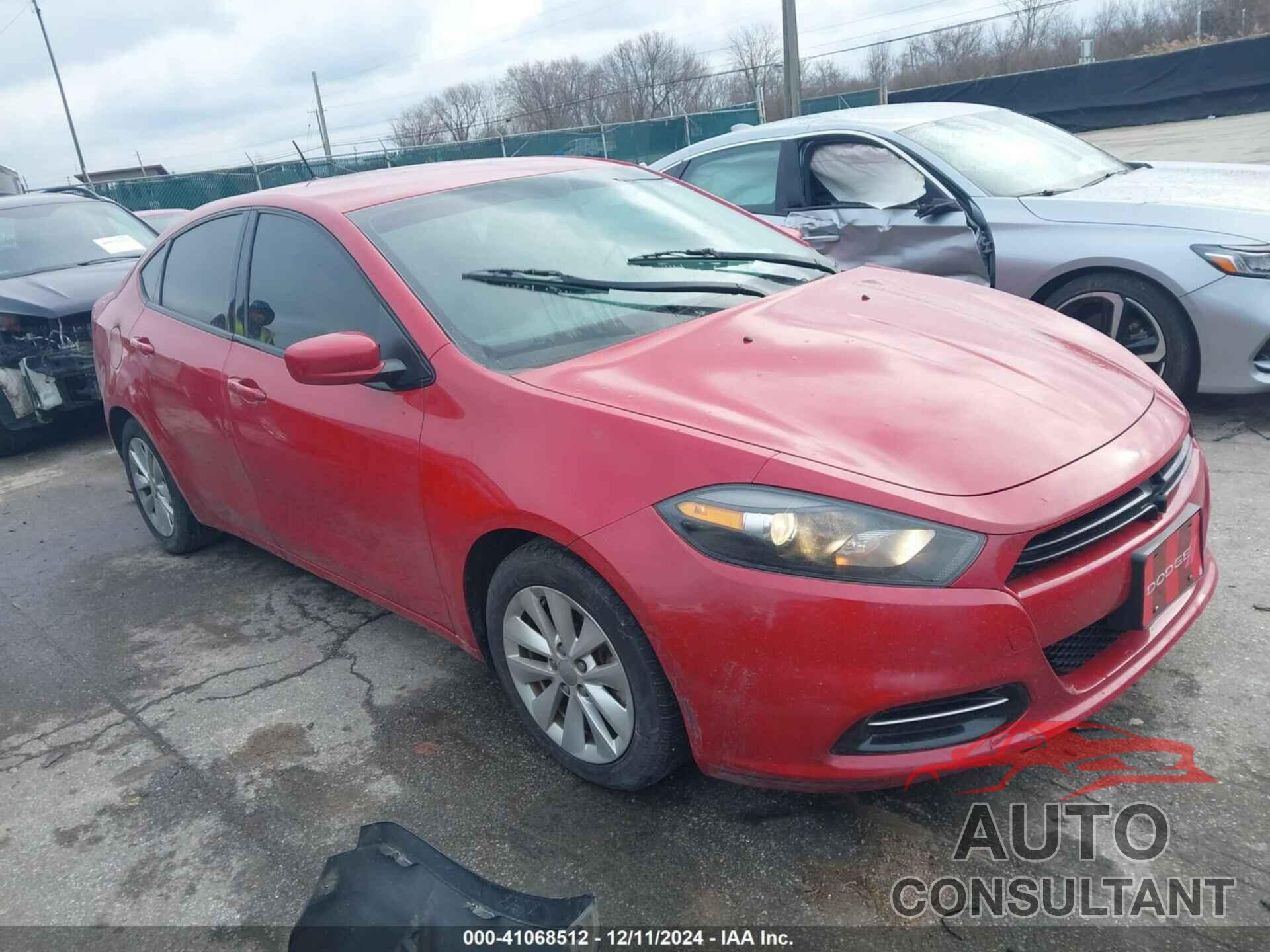 DODGE DART 2014 - 1C3CDFBB2ED913477