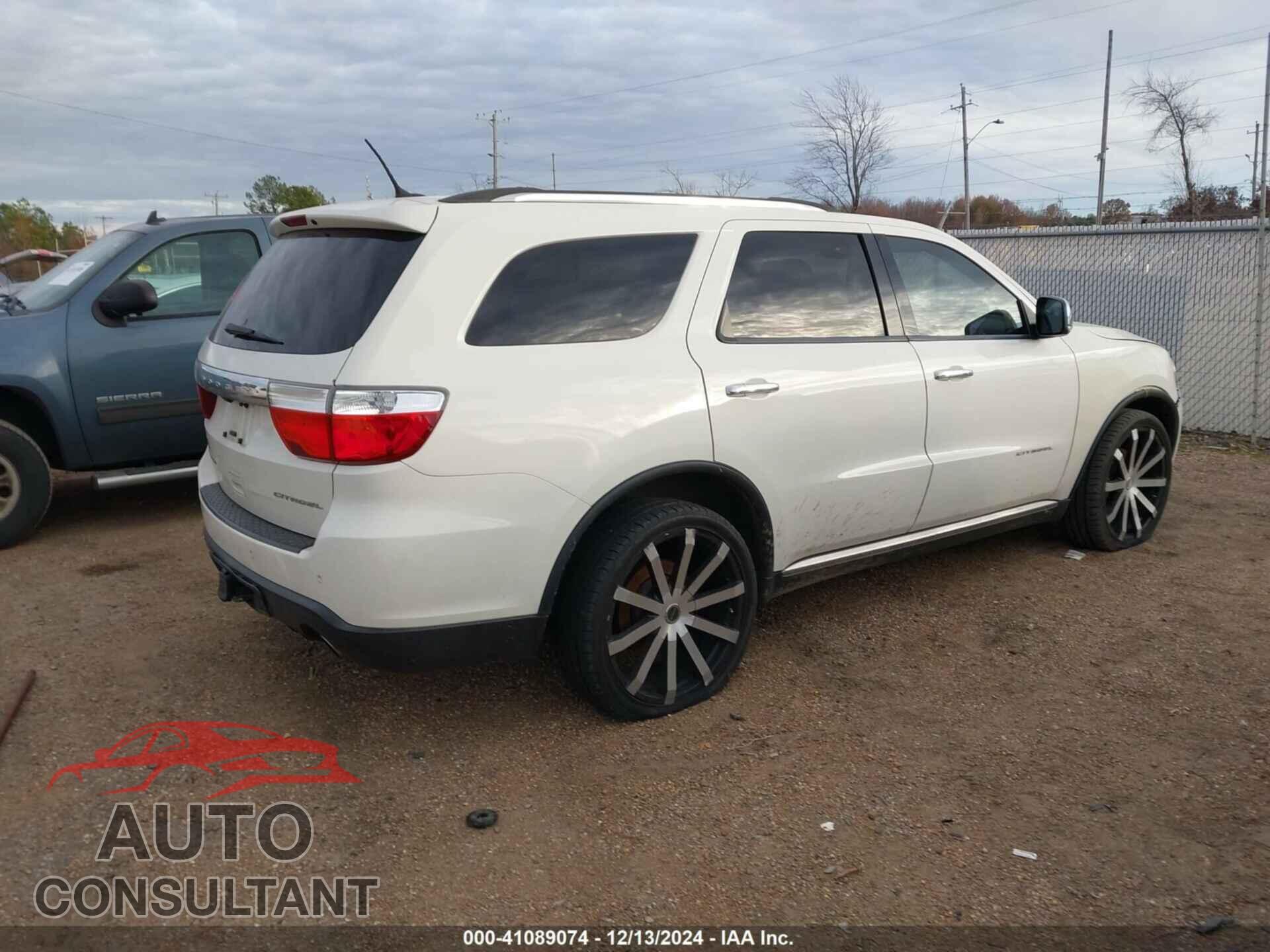 DODGE DURANGO 2012 - 1C4SDHETXCC361284