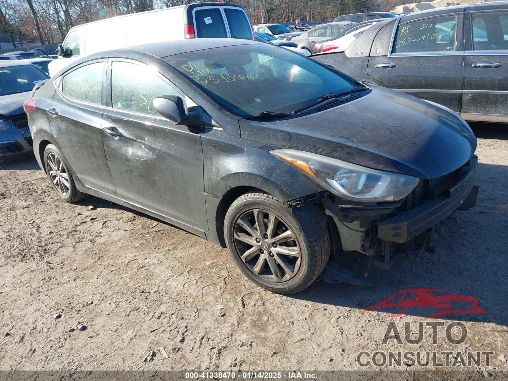 HYUNDAI ELANTRA 2014 - KMHDH4AE3EU121628