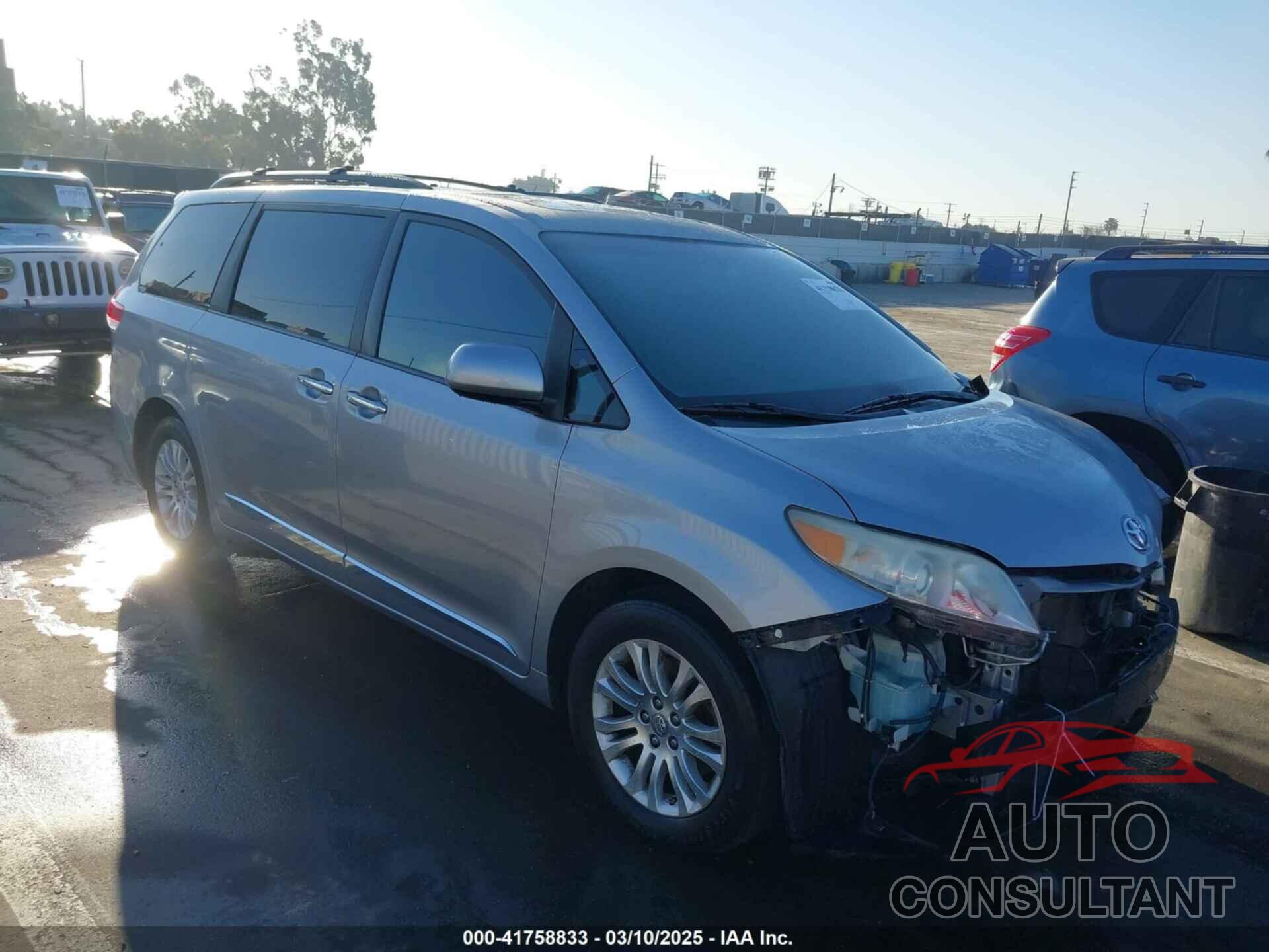 TOYOTA SIENNA 2012 - 5TDYK3DC0CS243912
