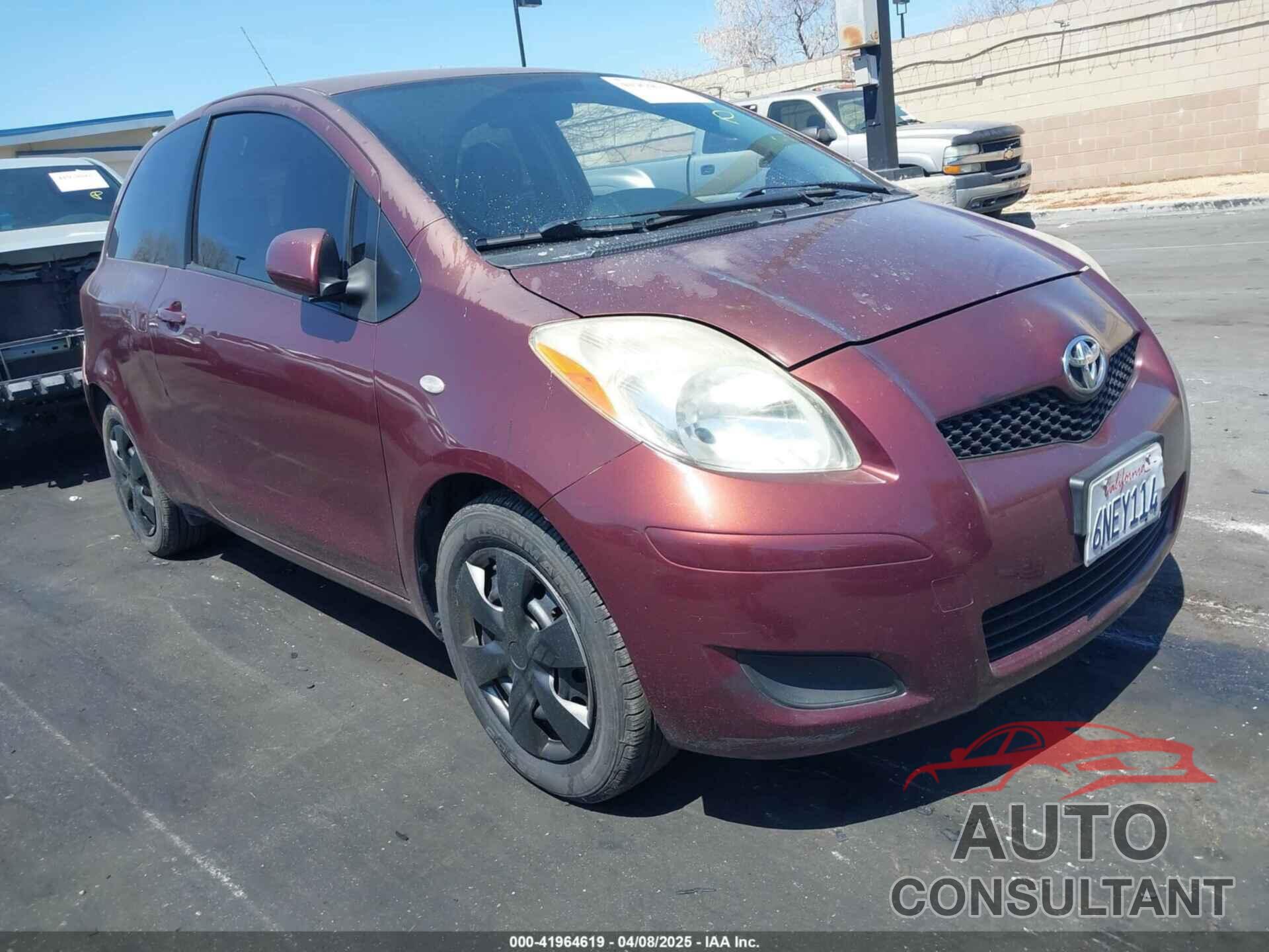 TOYOTA YARIS 2010 - JTDJT4K38A5324103