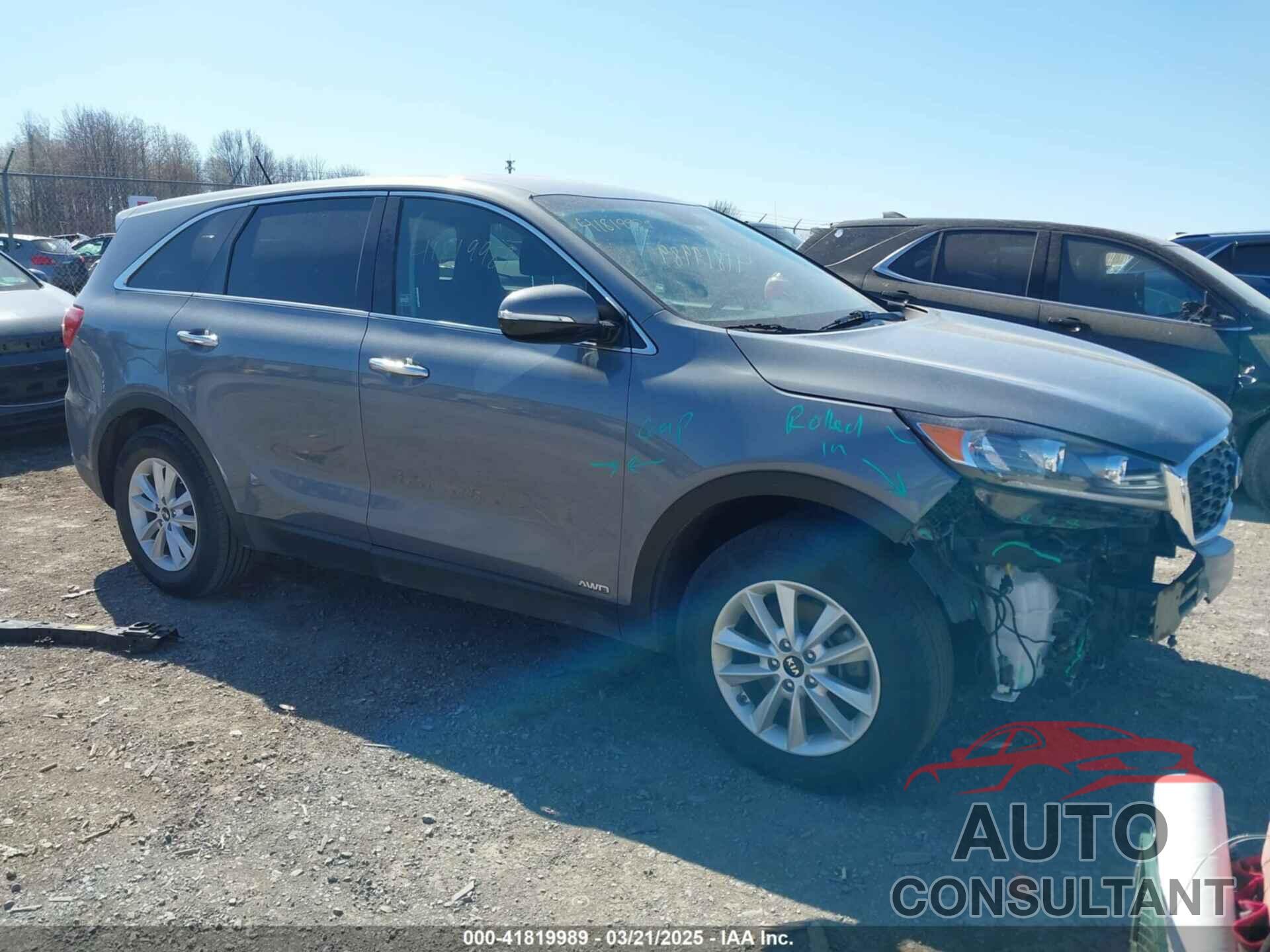 KIA SORENTO 2020 - 5XYPGDA36LG635684