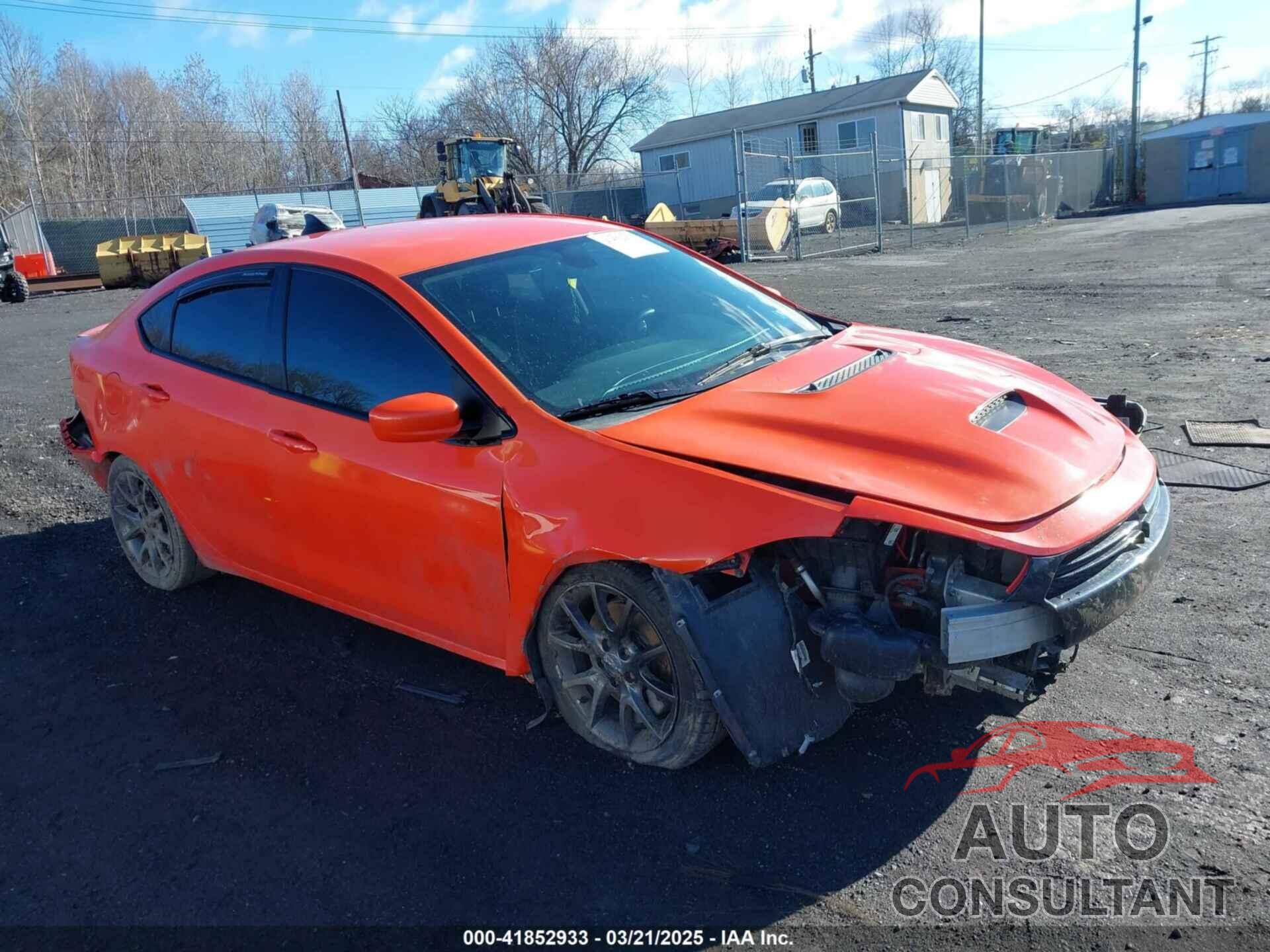 DODGE DART 2016 - 1C3CDFFH8GD820092