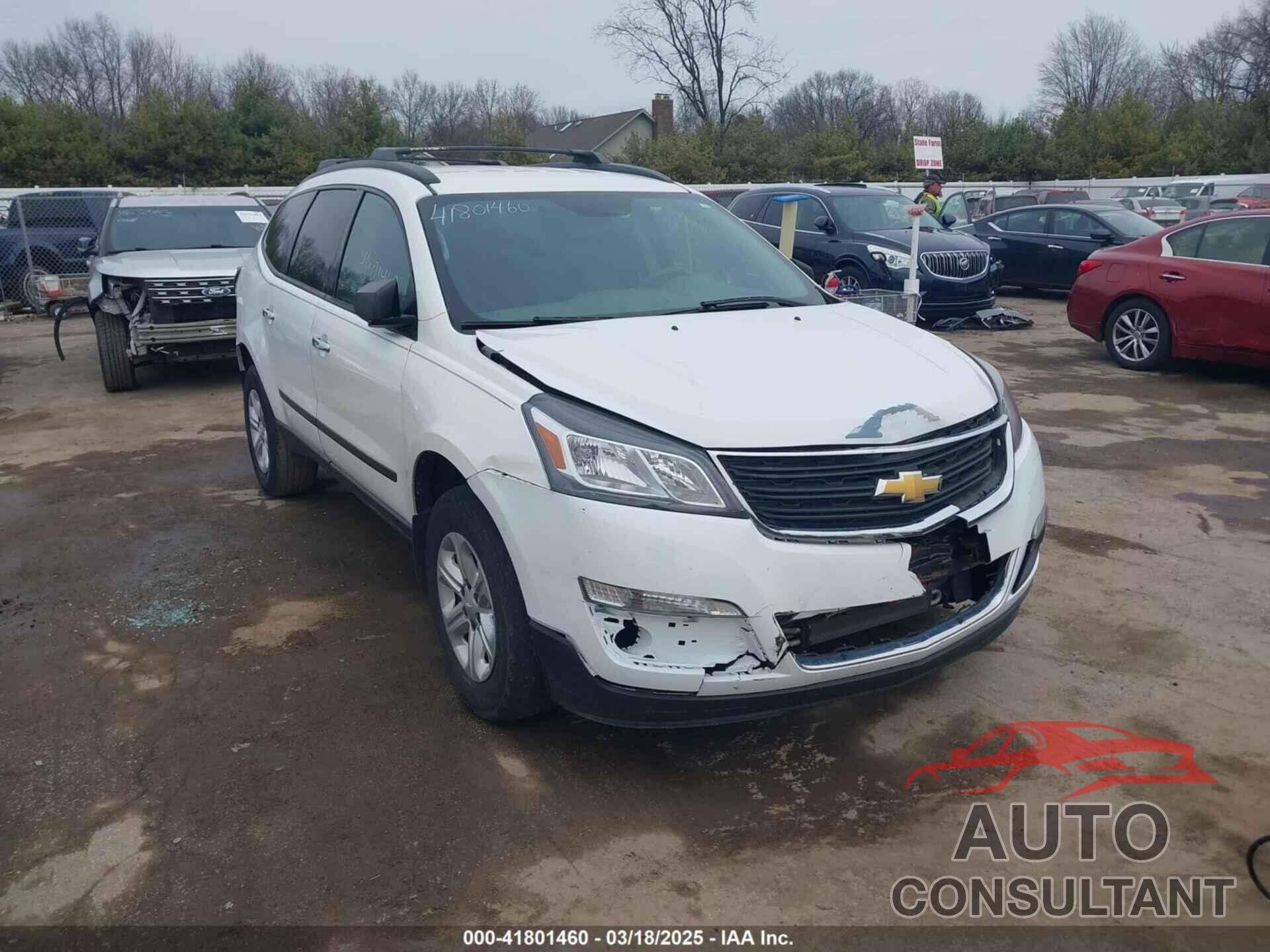 CHEVROLET TRAVERSE 2016 - 1GNKRFKD2GJ322409