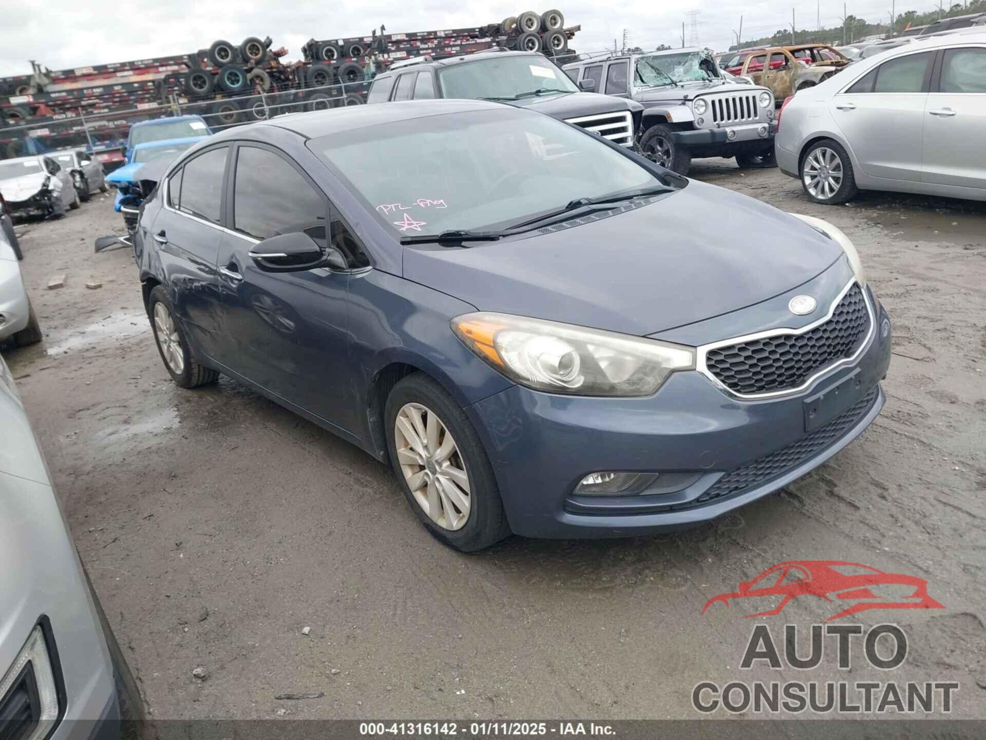 KIA FORTE 2014 - KNAFX4A86E5054380