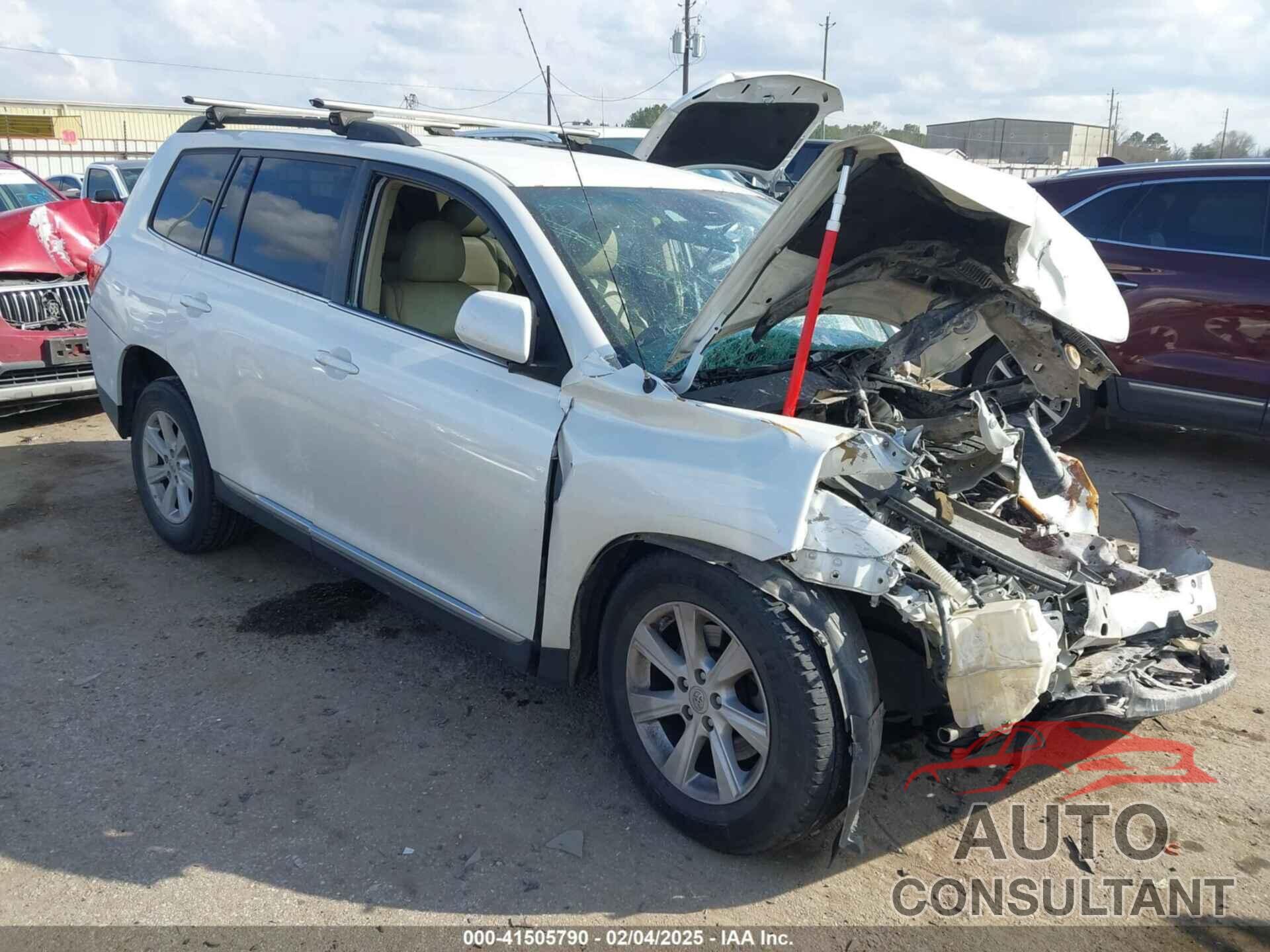 TOYOTA HIGHLANDER 2011 - 5TDZK3EH9BS046931