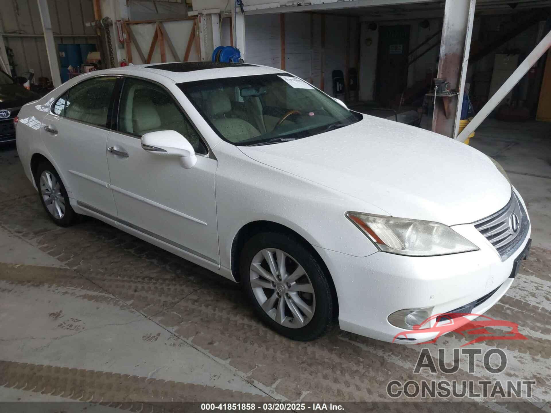 LEXUS ES 350 2010 - JTHBK1EGXA2358760