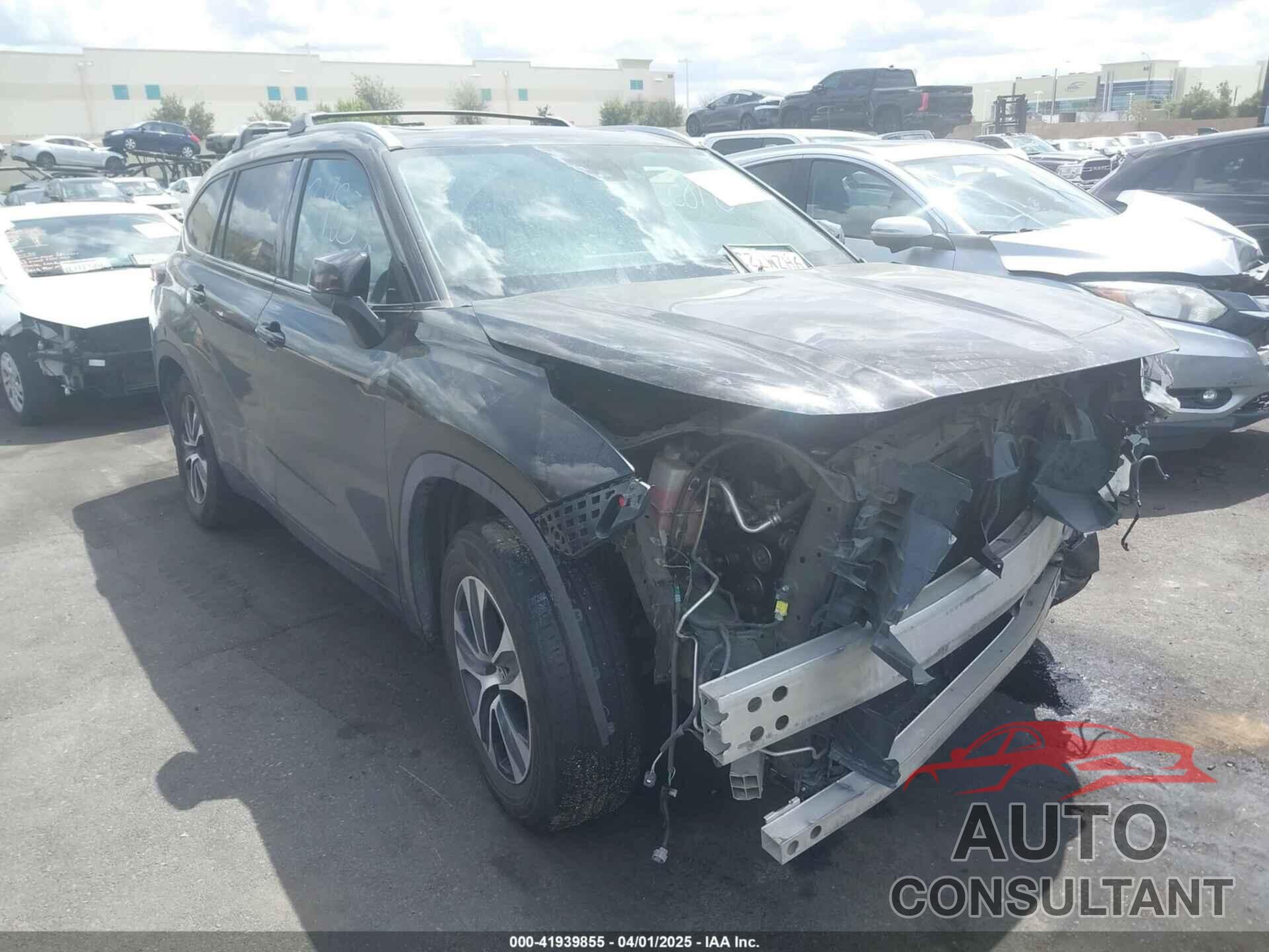 TOYOTA HIGHLANDER 2021 - 5TDGZRAH6MS039935