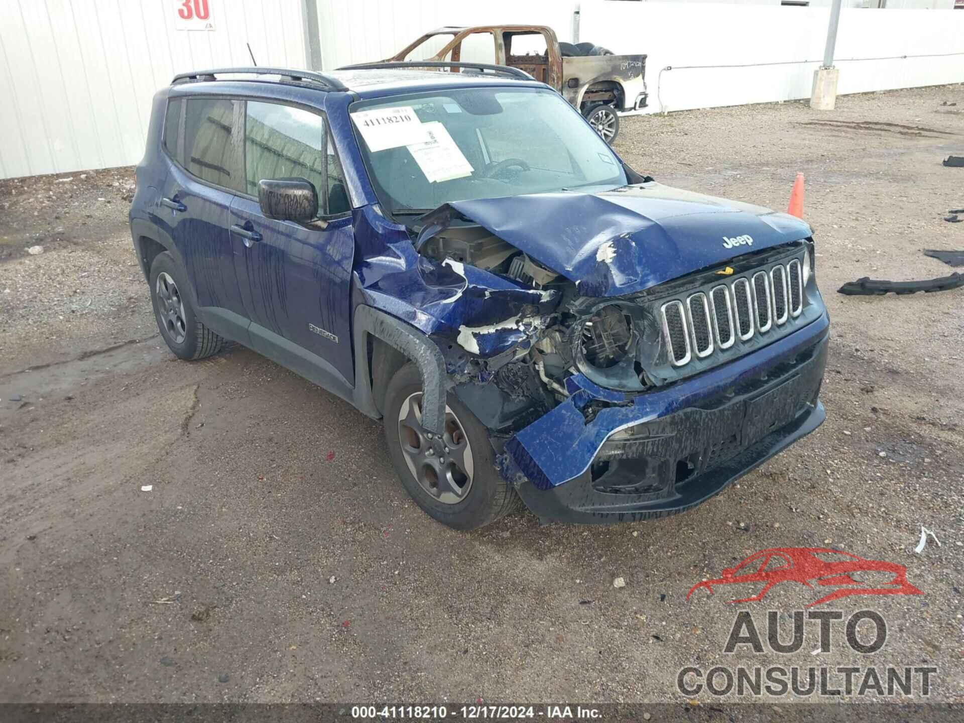 JEEP RENEGADE 2017 - ZACCJAAB3HPE42793