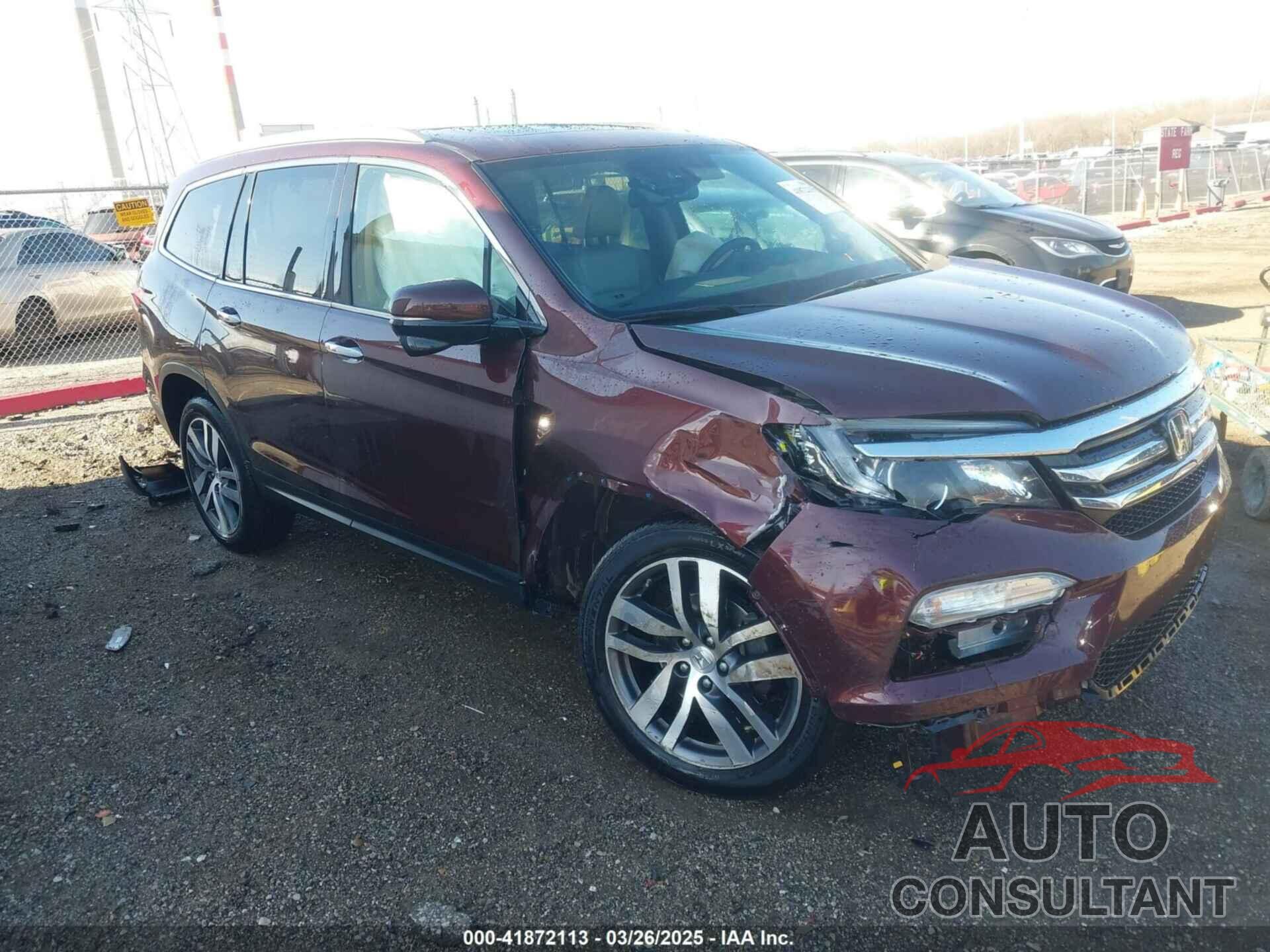 HONDA PILOT 2016 - 5FNYF6H90GB126572