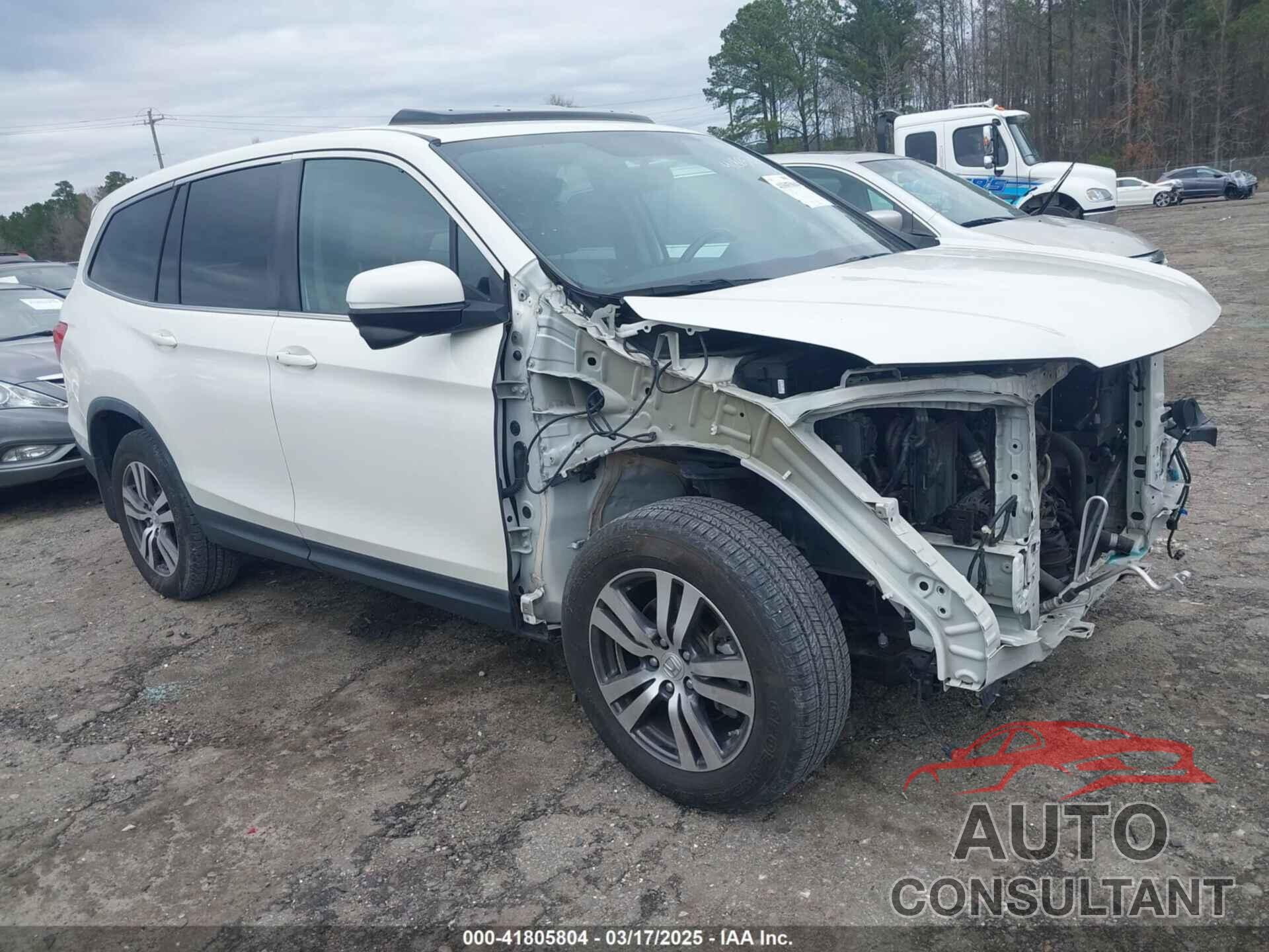 HONDA PILOT 2016 - 5FNYF6H80GB076053