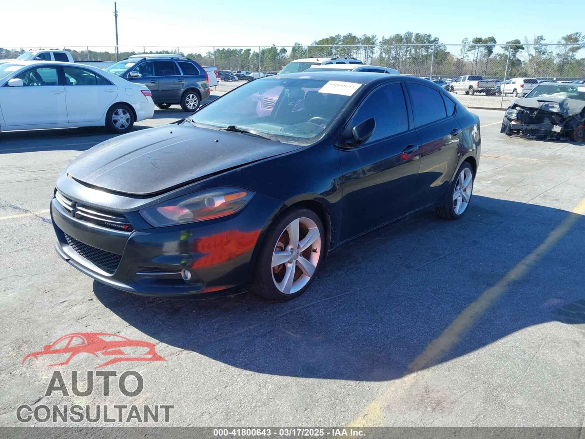 DODGE DART 2015 - 1C3CDFEB2FD252689
