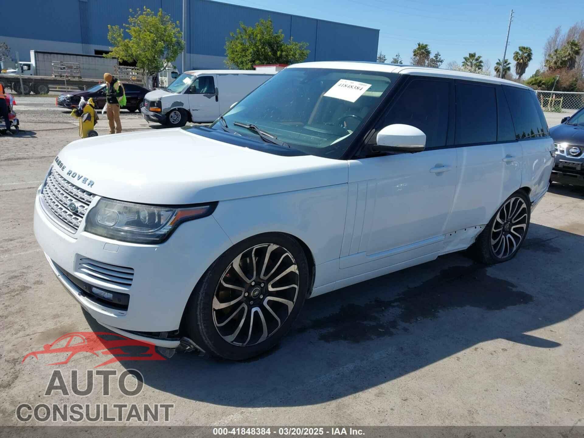 LAND ROVER RANGE ROVER 2013 - SALGS2DF7DA104884