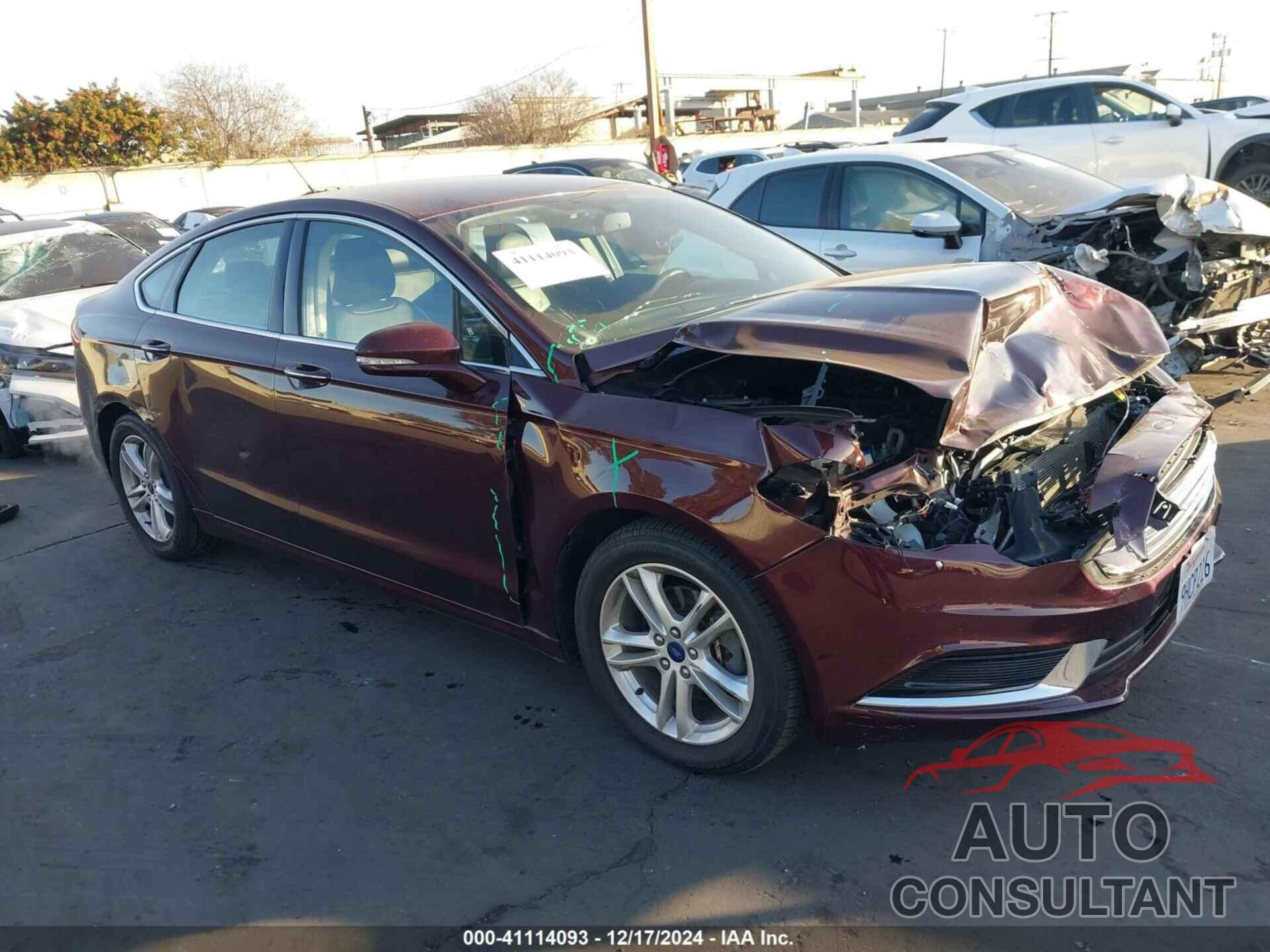 FORD FUSION 2018 - 3FA6P0HD6JR166334