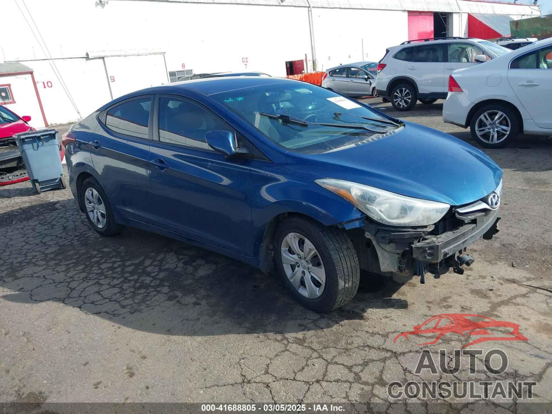 HYUNDAI ELANTRA 2016 - KMHDH4AE2GU525314
