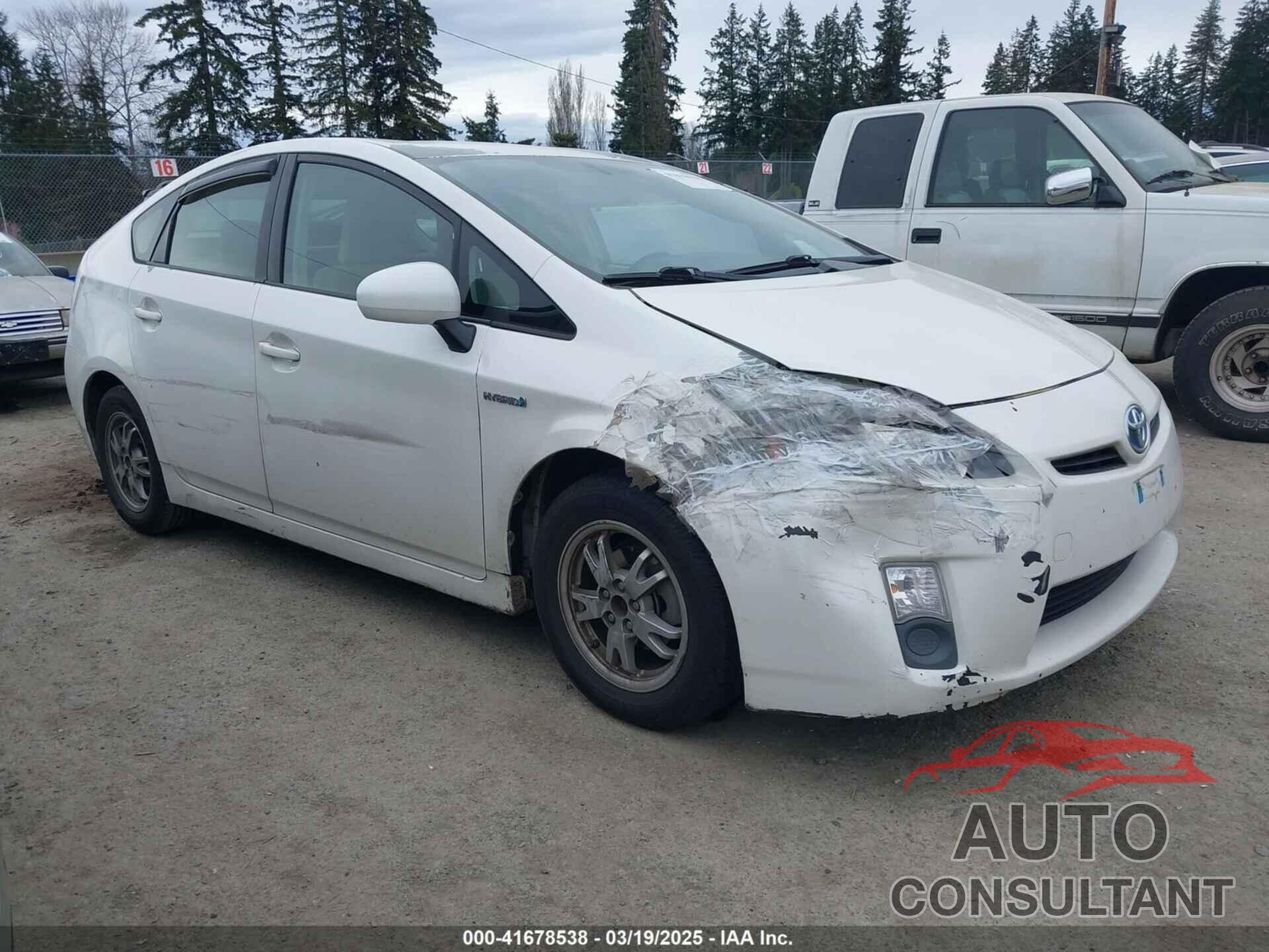 TOYOTA PRIUS 2010 - JTDKN3DU2A5185777