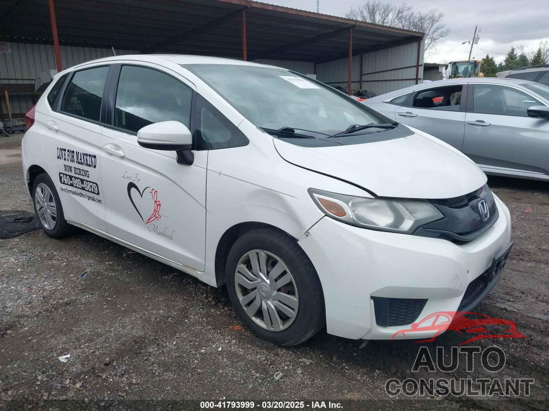 HONDA FIT 2015 - 3HGGK5H54FM753706